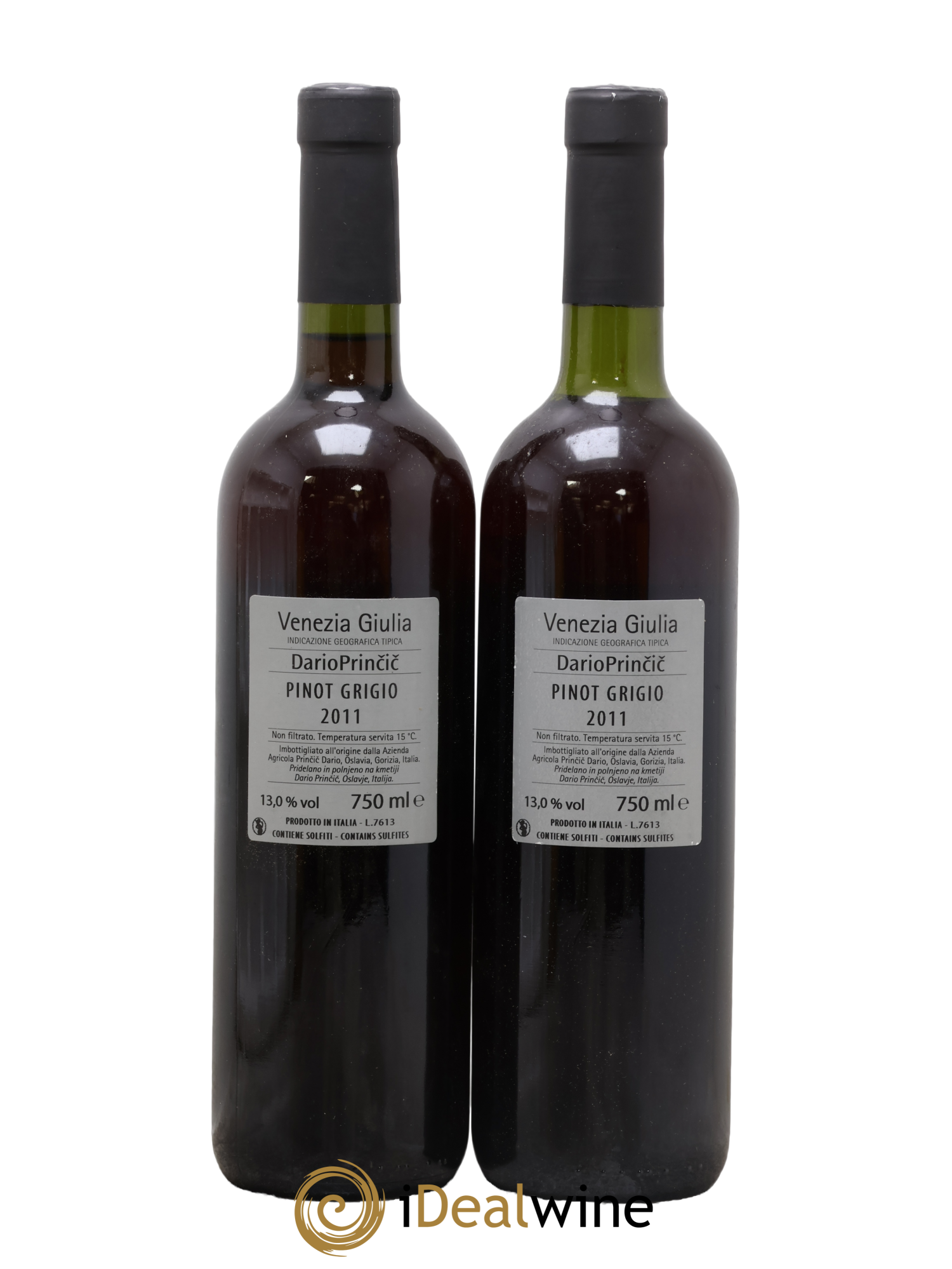 IGT Venezia Giulia Pinot Grigio Dario Princoc 2011 - Lot de 2 bouteilles - 1