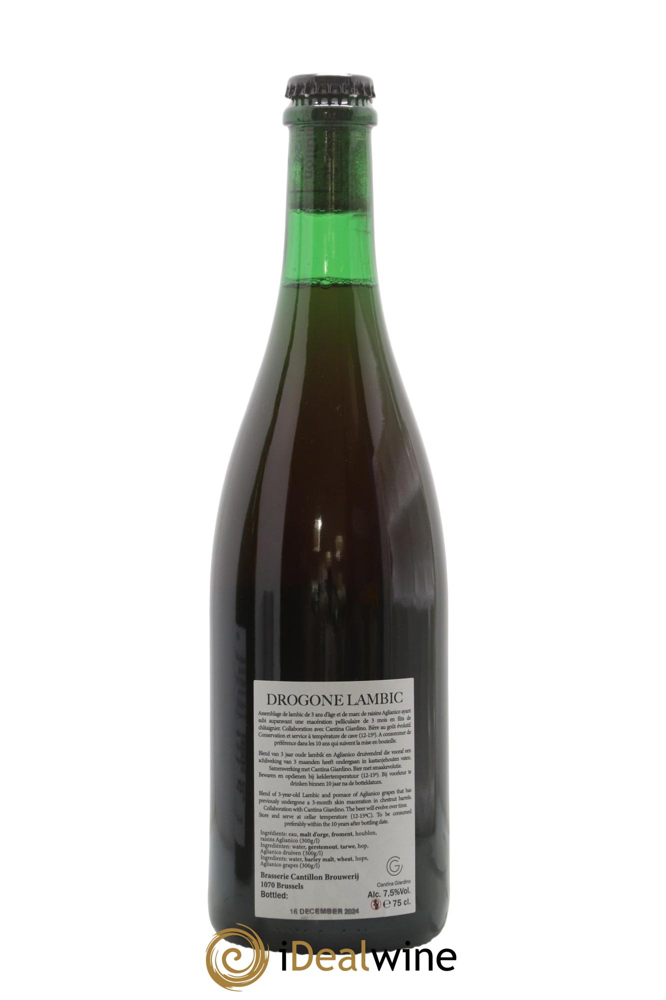 Bière Cantillon Dragone Lambic Bottled in 2024 - Lot of 1 bottle - 1