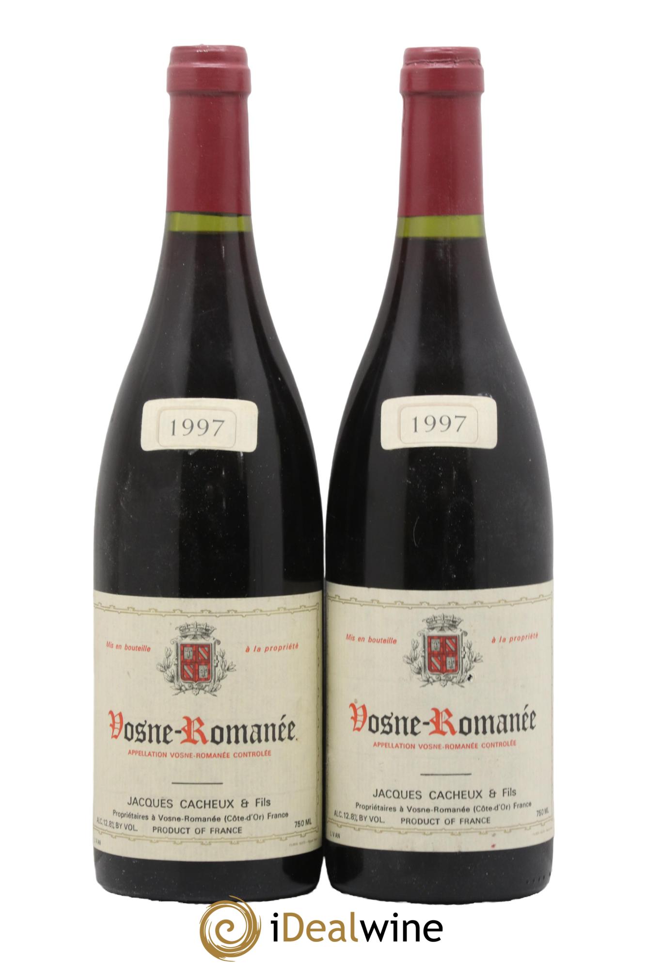 Vosne-Romanée Jacques Cacheux 1997 - Posten von 2 Flaschen - 0