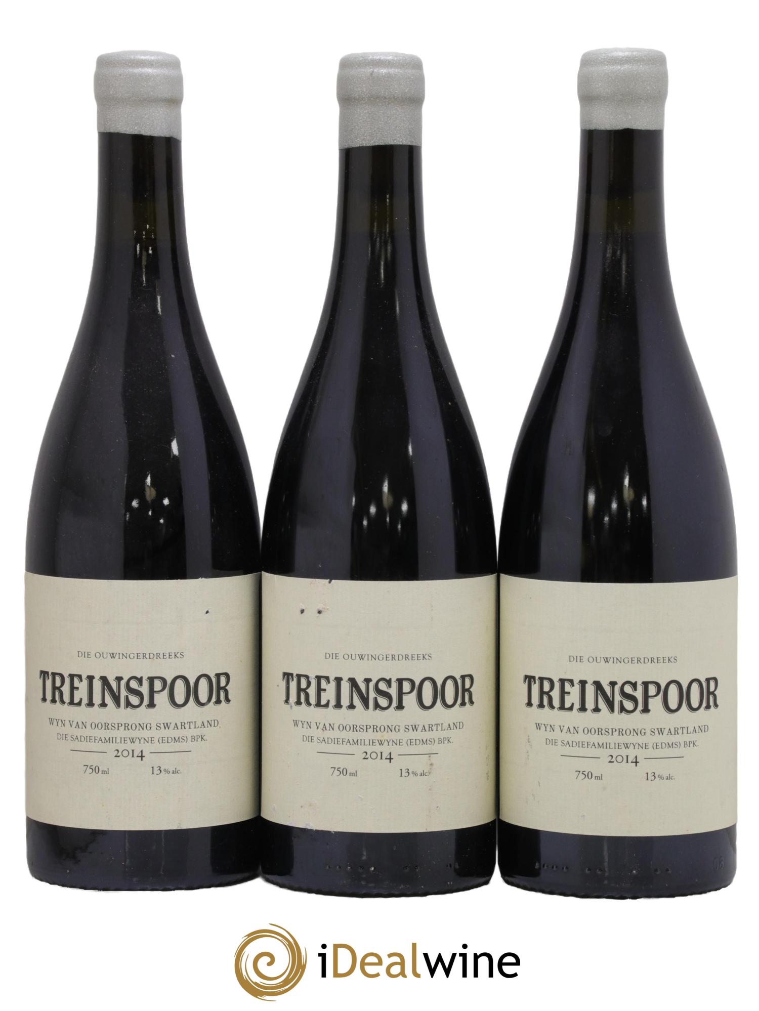 Swartland The Sadie Family Treinspoor 2014 - Lot of 3 bottles - 0