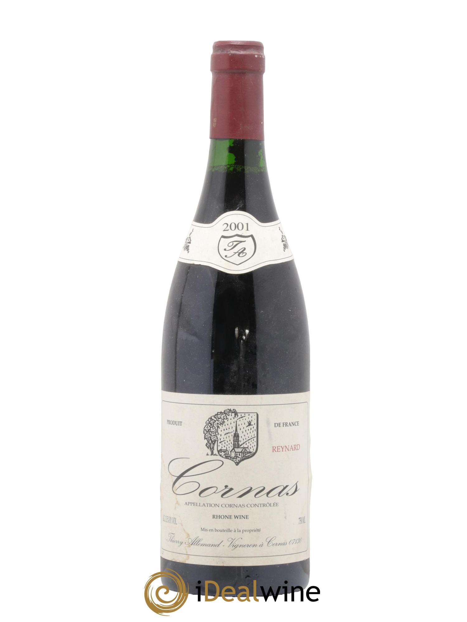 Cornas Reynard Thierry Allemand 2001 - Posten von 1 Flasche - 0