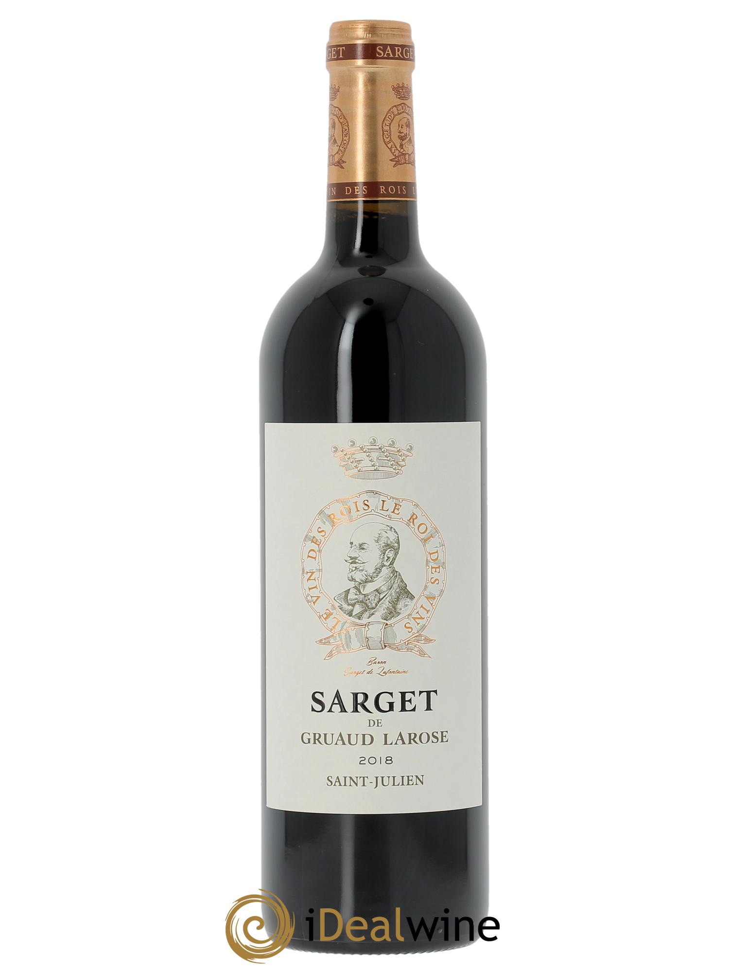 Sarget de Gruaud Larose Second Vin 2018 - Posten von 1 Flasche - 0