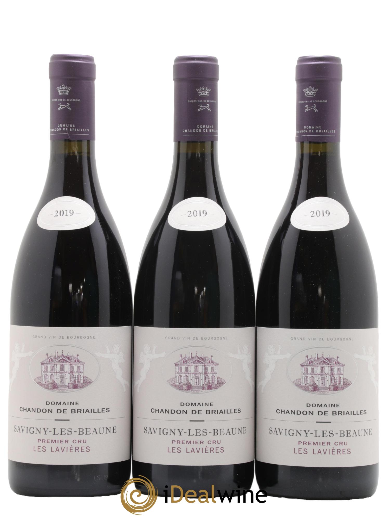 Savigny-lès-Beaune 1er Cru Les Lavières Chandon de Briailles 2019 - Lot de 3 bouteilles - 0