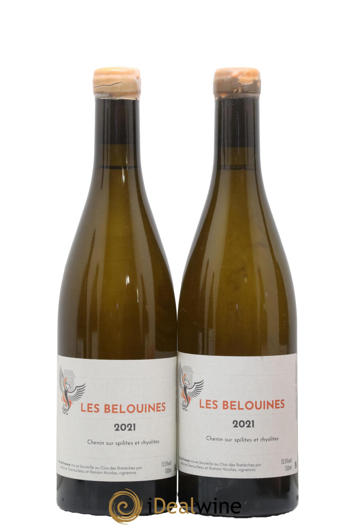 Vin de France Les Belouines Clos des Brétèches 2021 - Lot de 2 bouteilles - 0