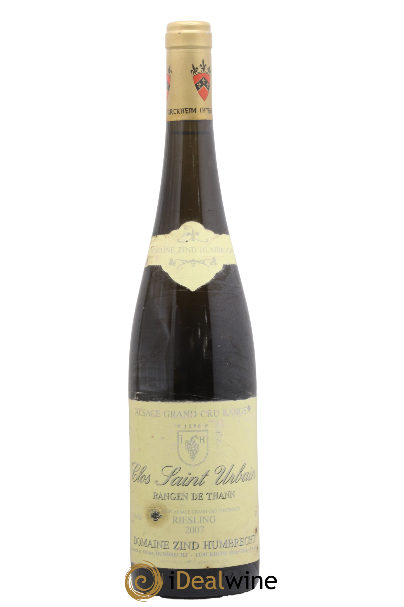 Alsace Riesling Grand Cru Rangen de Thann Clos Saint Urbain Zind-Humbrecht (Domaine) 2007 - Lot de 1 bouteille - 0