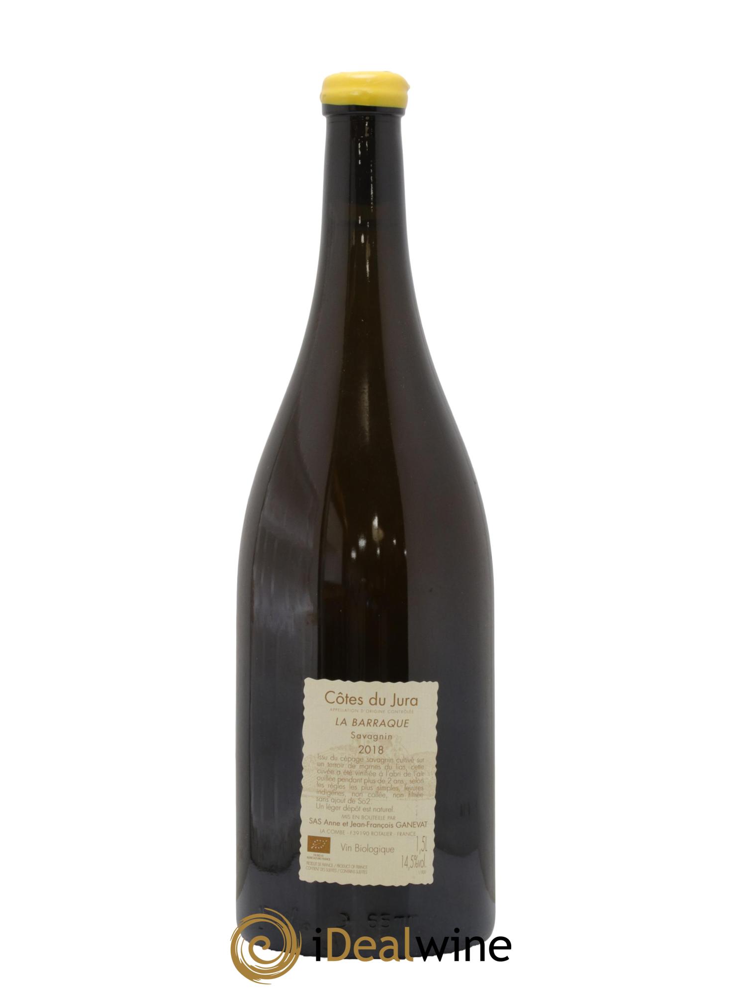 Côtes du Jura La Barraque Savagnin Anne et Jean François Ganevat 2018 - Lot of 1 magnum - 1