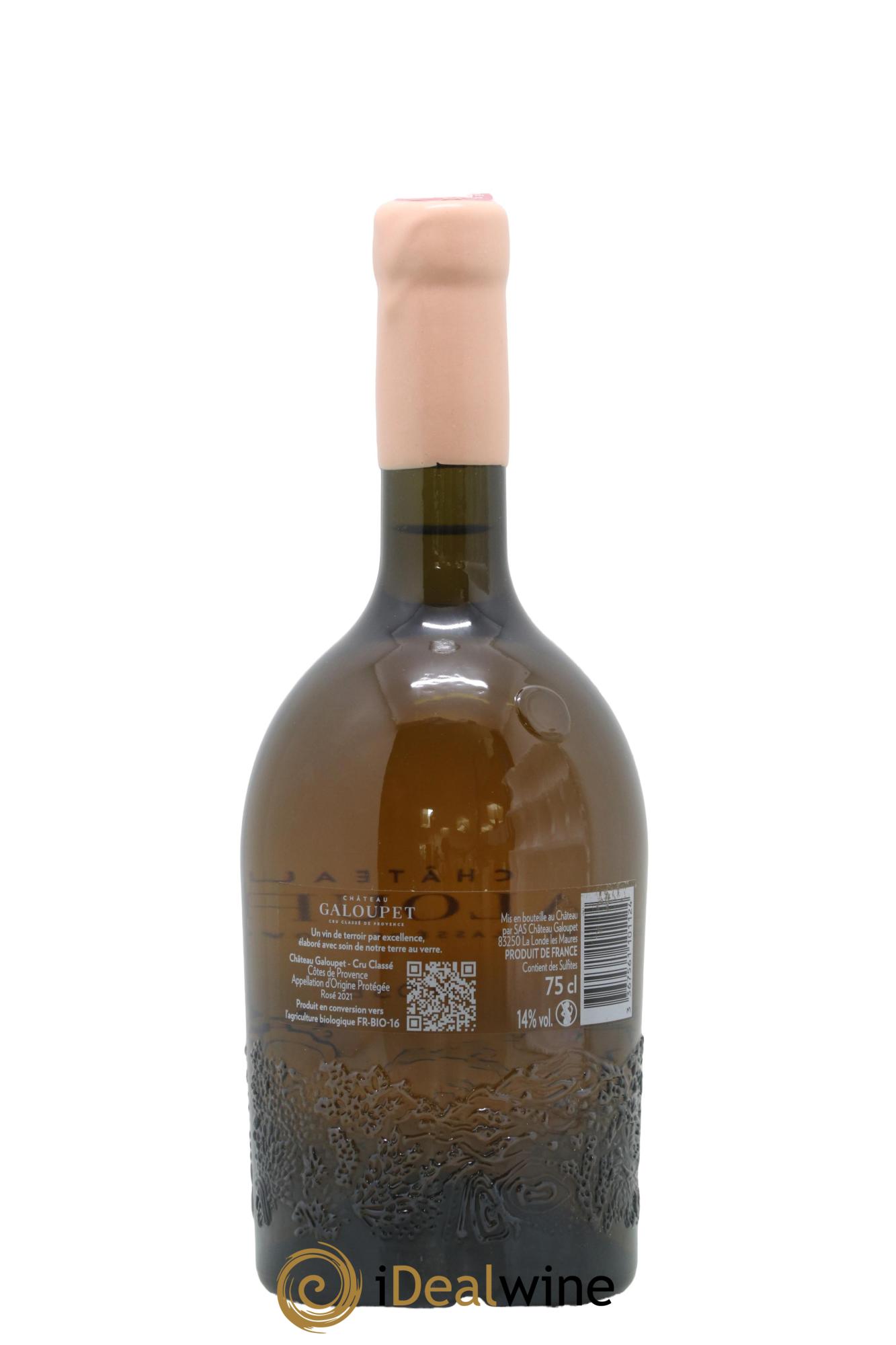 Côtes de Provence Cru Classé Château Galoupet  2021 - Lot of 1 bottle - 1