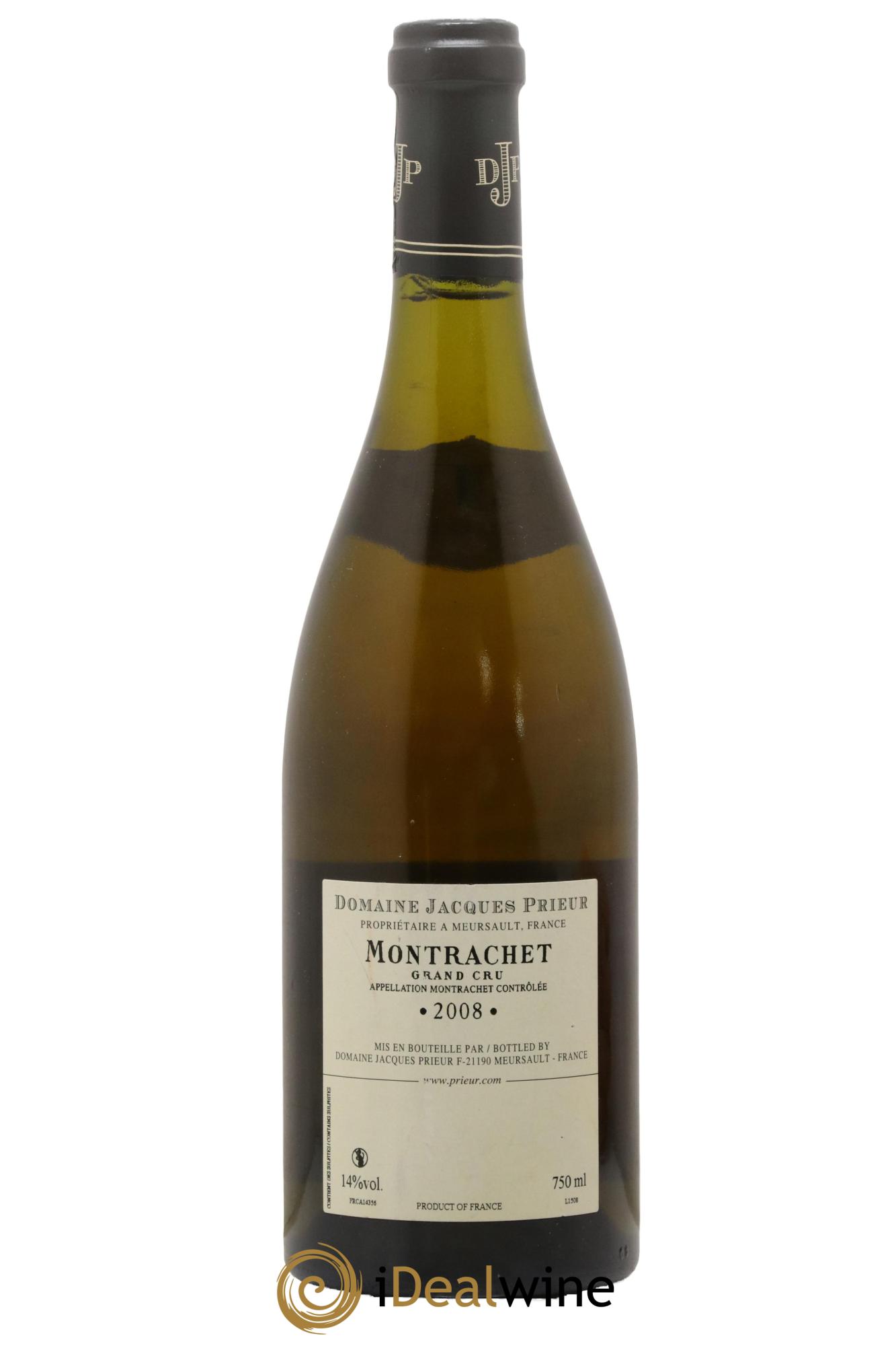 Montrachet Grand Cru Jacques Prieur (Domaine) 2008 - Lot of 1 bottle - 1