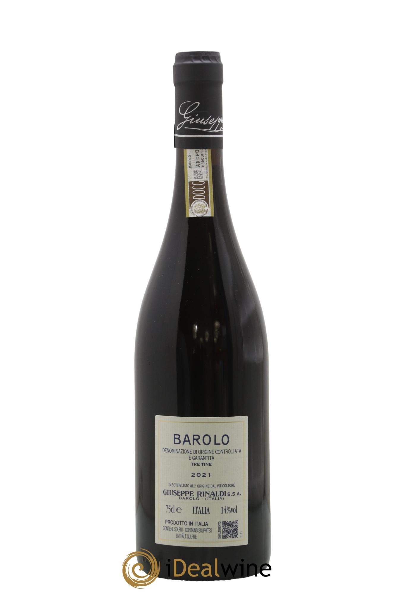 Barolo DOCG Giuseppe Rinaldi 2021 - Lotto di 1 bottiglia - 1