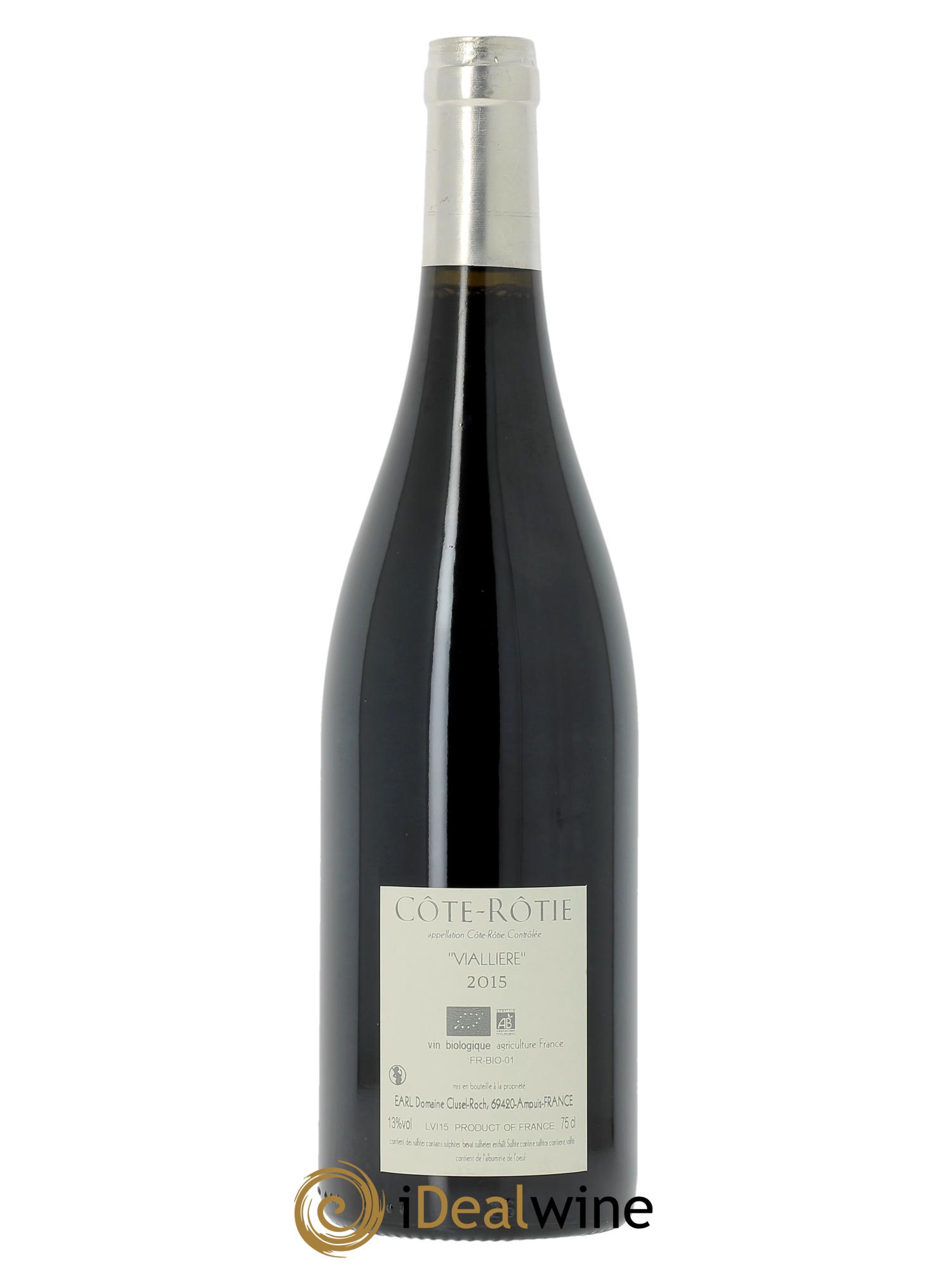 Côte-Rôtie Viallière Clusel-Roch  2015 - Posten von 1 Flasche - 1