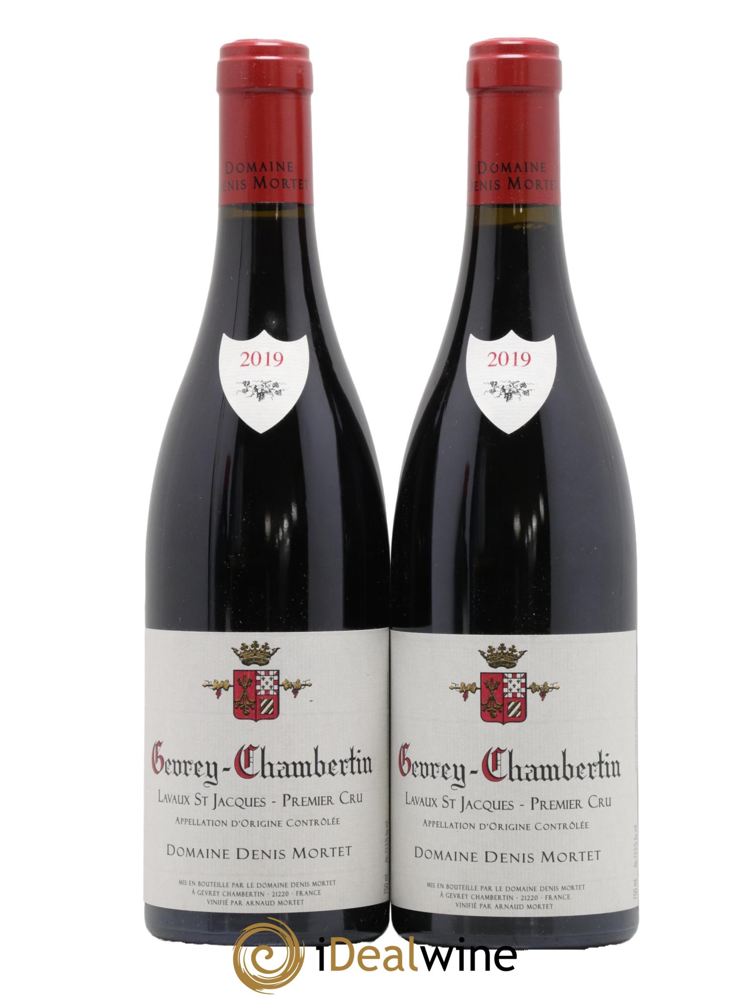 Gevrey-Chambertin 1er Cru Lavaux Saint Jacques Denis Mortet (Domaine) 2019 - Posten von 2 Flaschen - 0