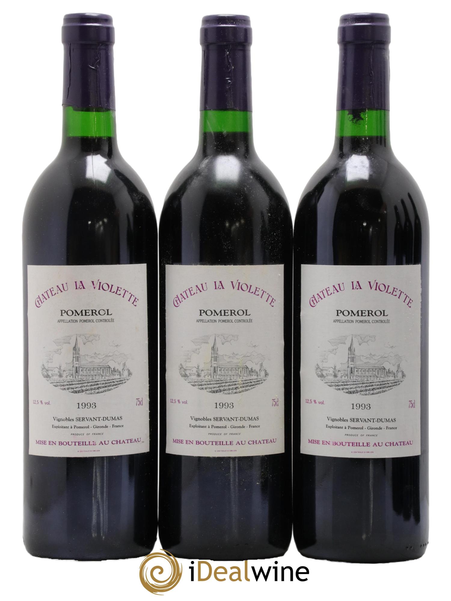 Château la Violette 1993 - Posten von 12 Flaschen - 3