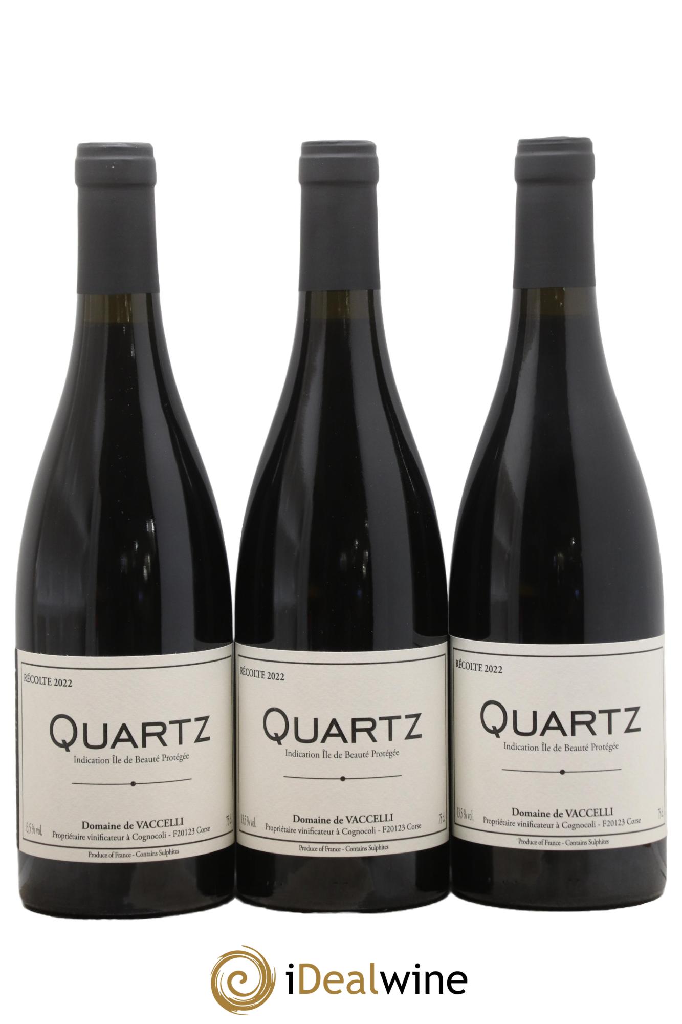 IGP Ile de Beauté Quartz Vaccelli Quartz Vaccelli 2022 - Posten von 3 Flaschen - 0