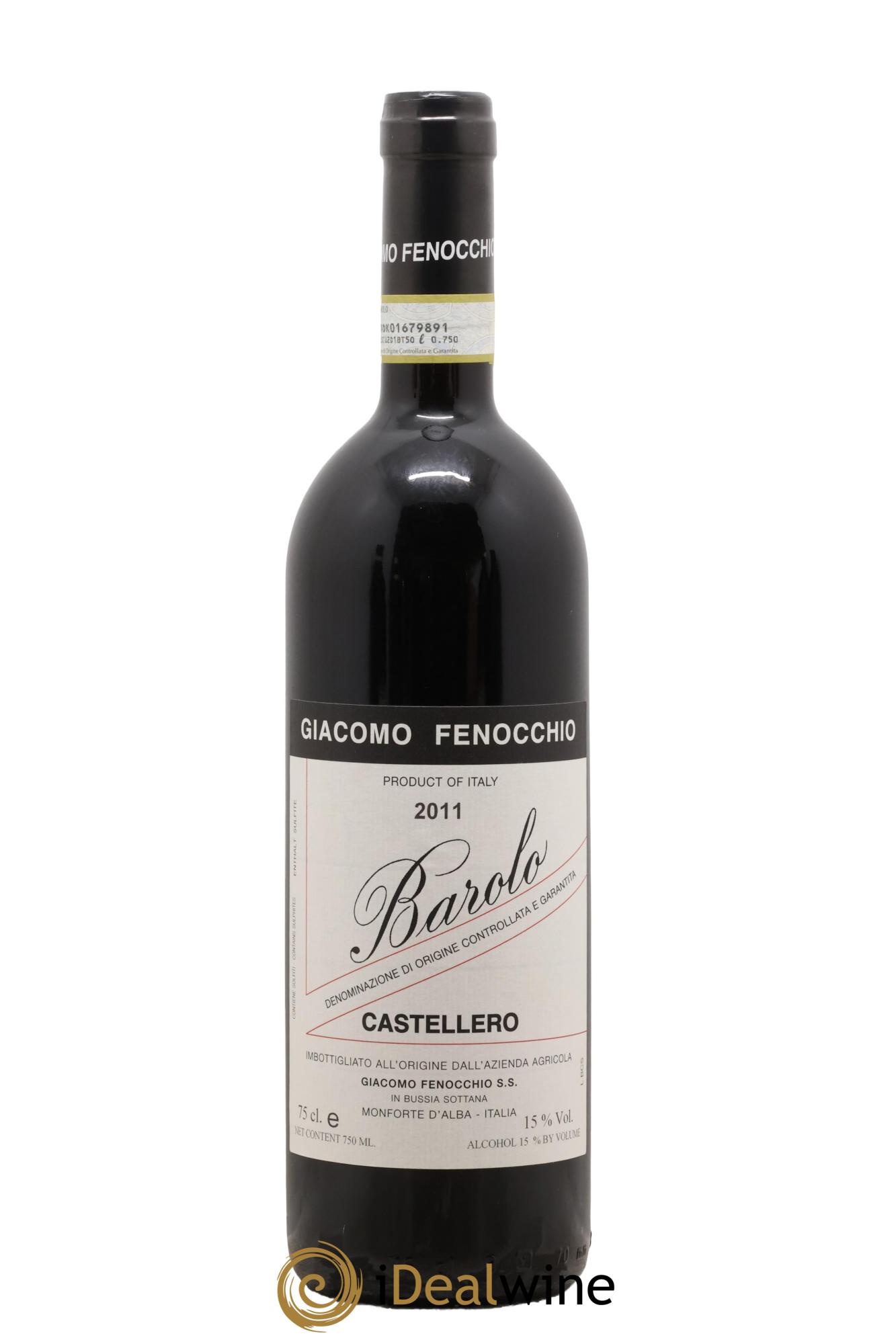 Barolo Castellero Giacomo Fenocchio 2011 - Posten von 1 Flasche - 0