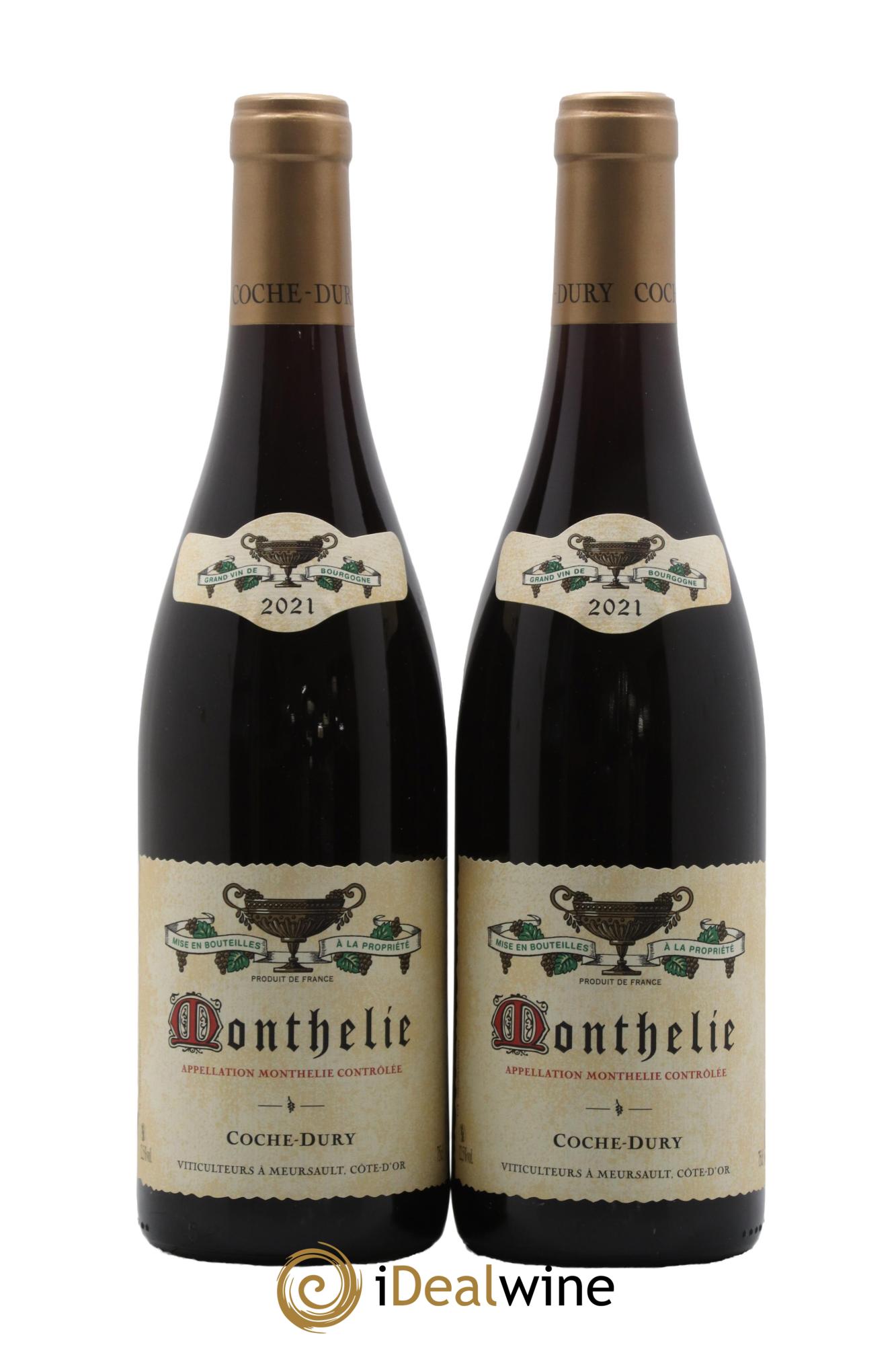 Monthélie Coche Dury (Domaine) 2021 - Lot de 2 bouteilles - 0