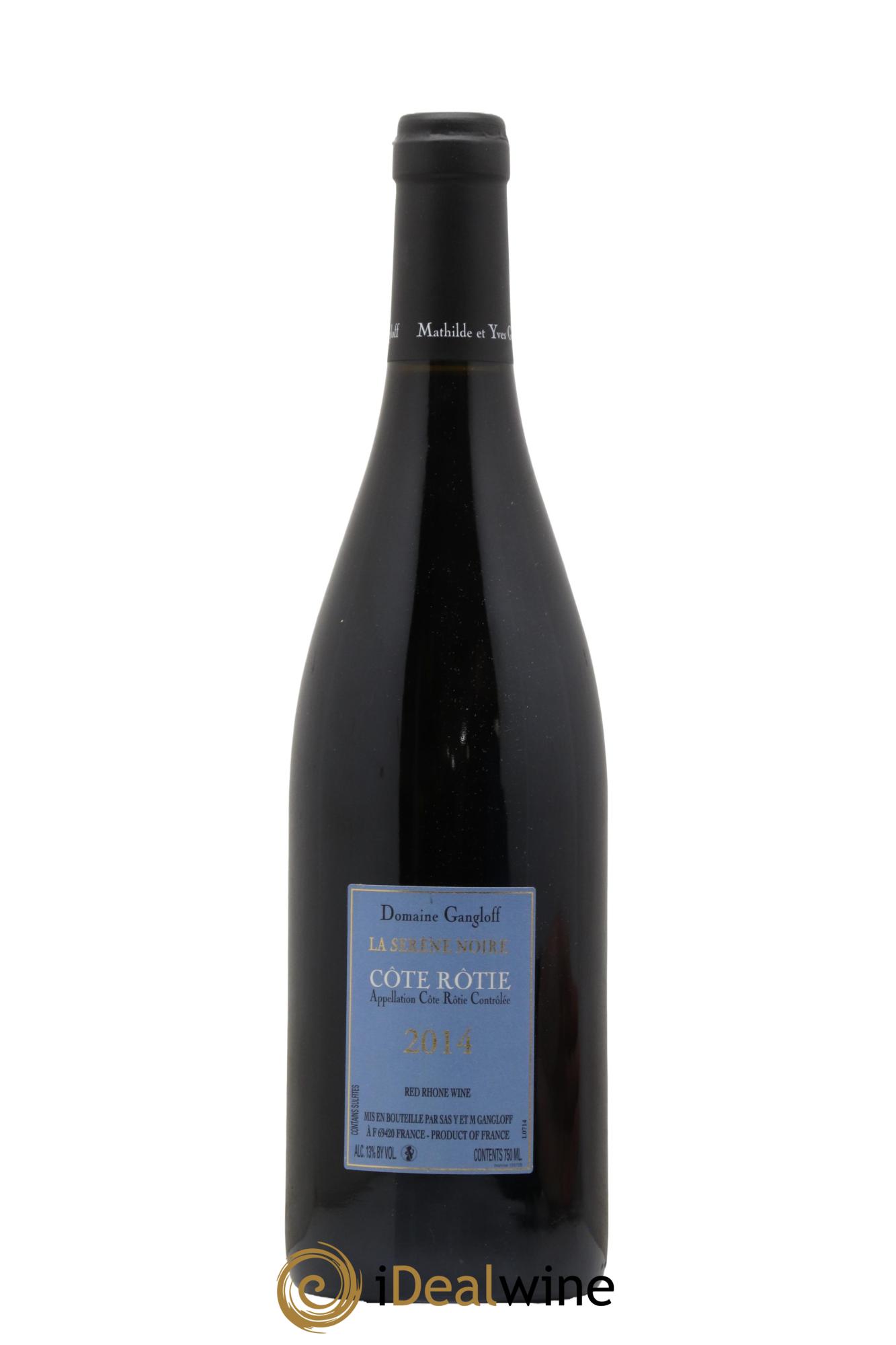 Côte-Rôtie La Sereine Noire Gangloff (Domaine) 2014 - Lot de 1 bouteille - 1