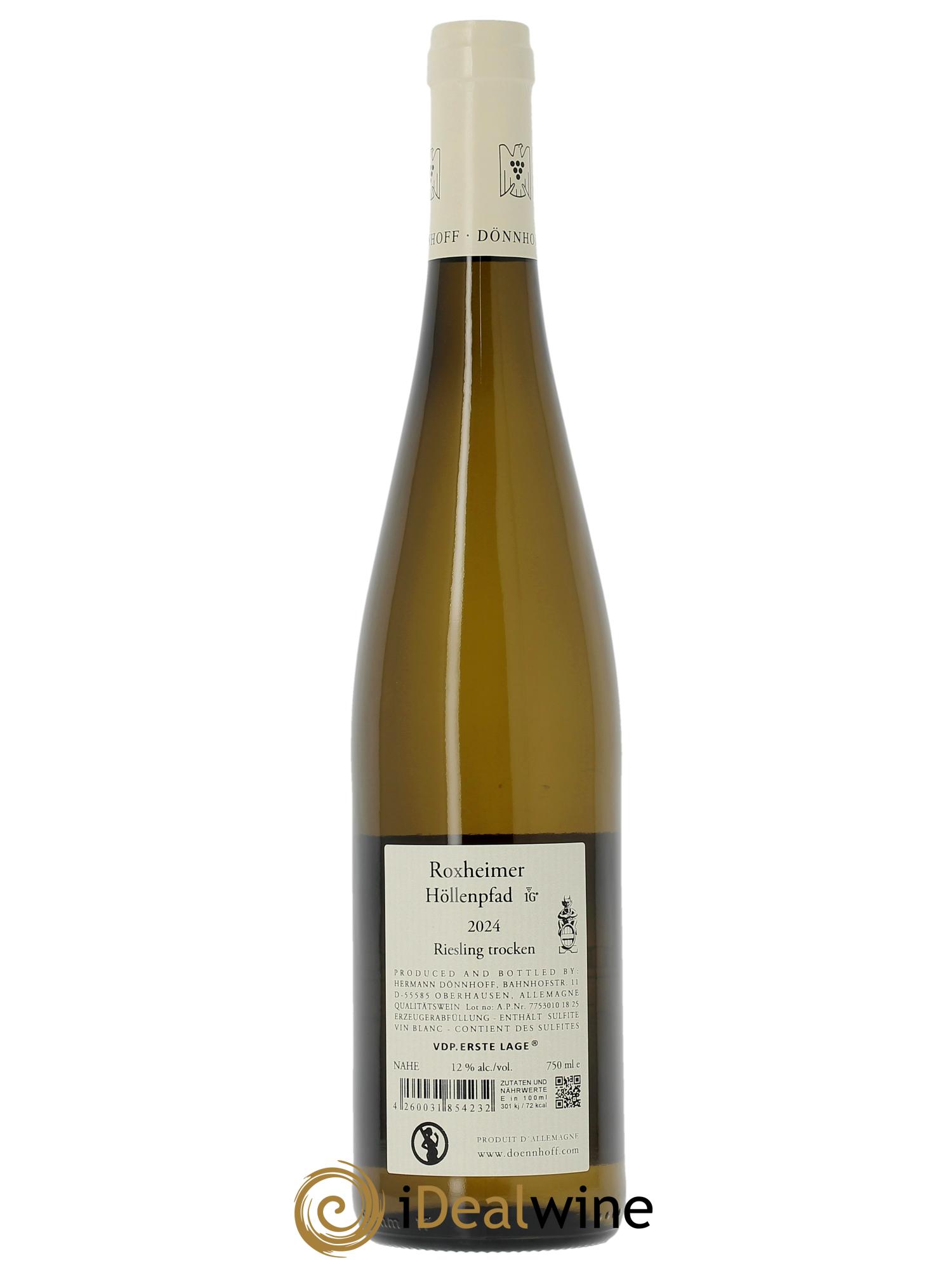 Riesling Donnhoff Roxheimer Hollenpfad Trocken 2024 - Posten von 1 Flasche - 1