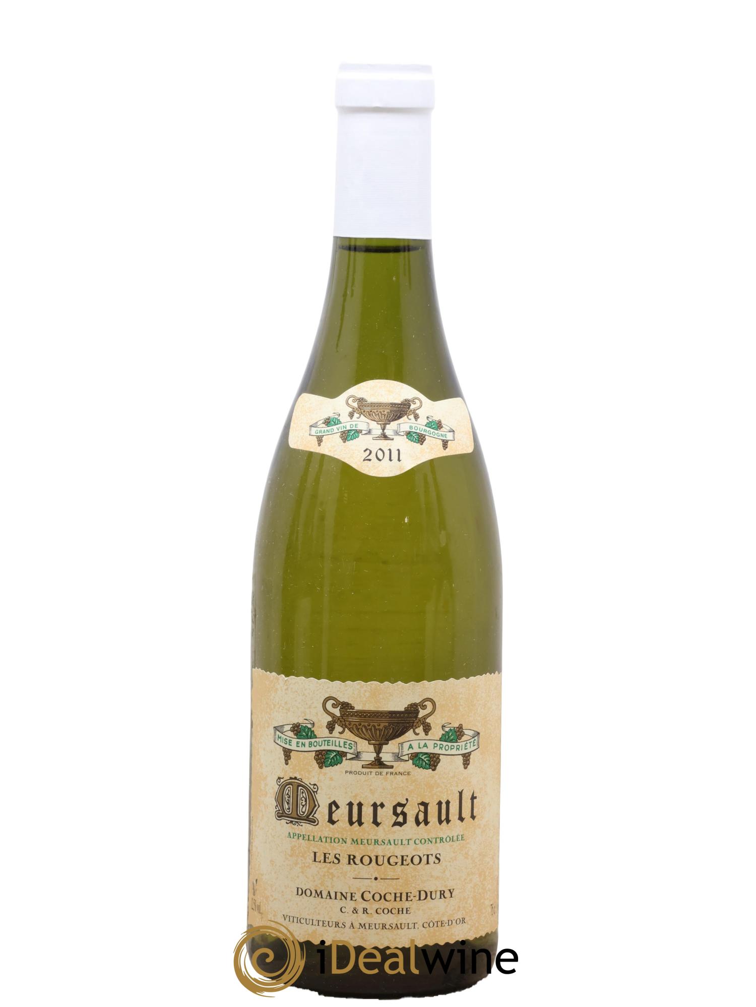 Meursault Les Rougeots Coche Dury (Domaine) 2011 - Lot de 1 bouteille - 0