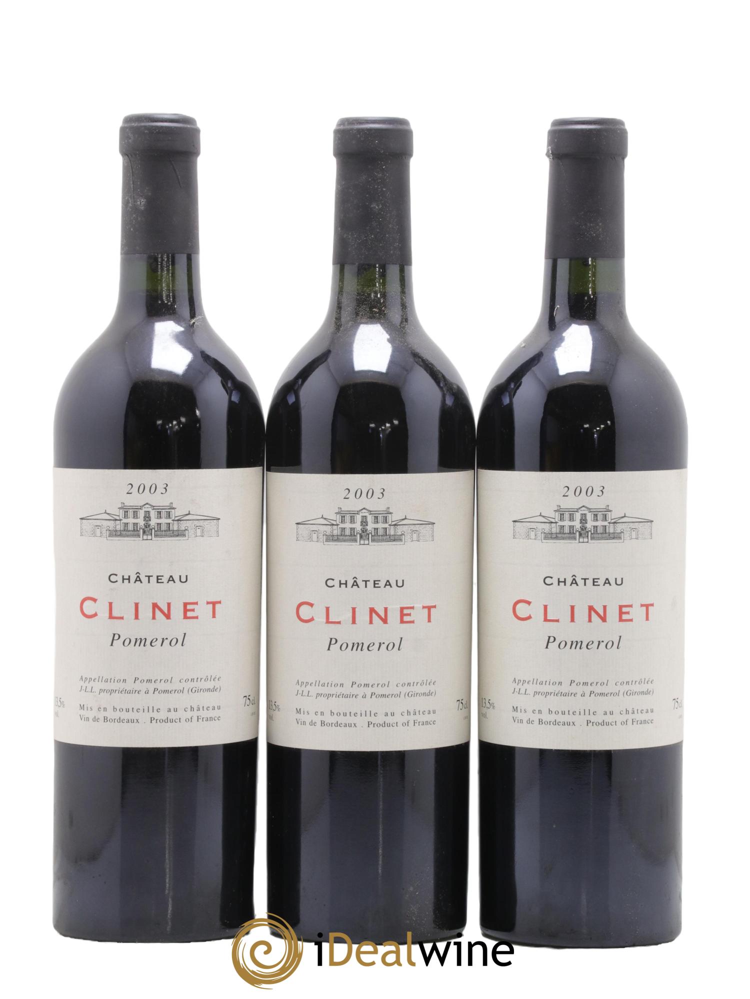 Château Clinet 2003 - Lot de 12 bouteilles - 3