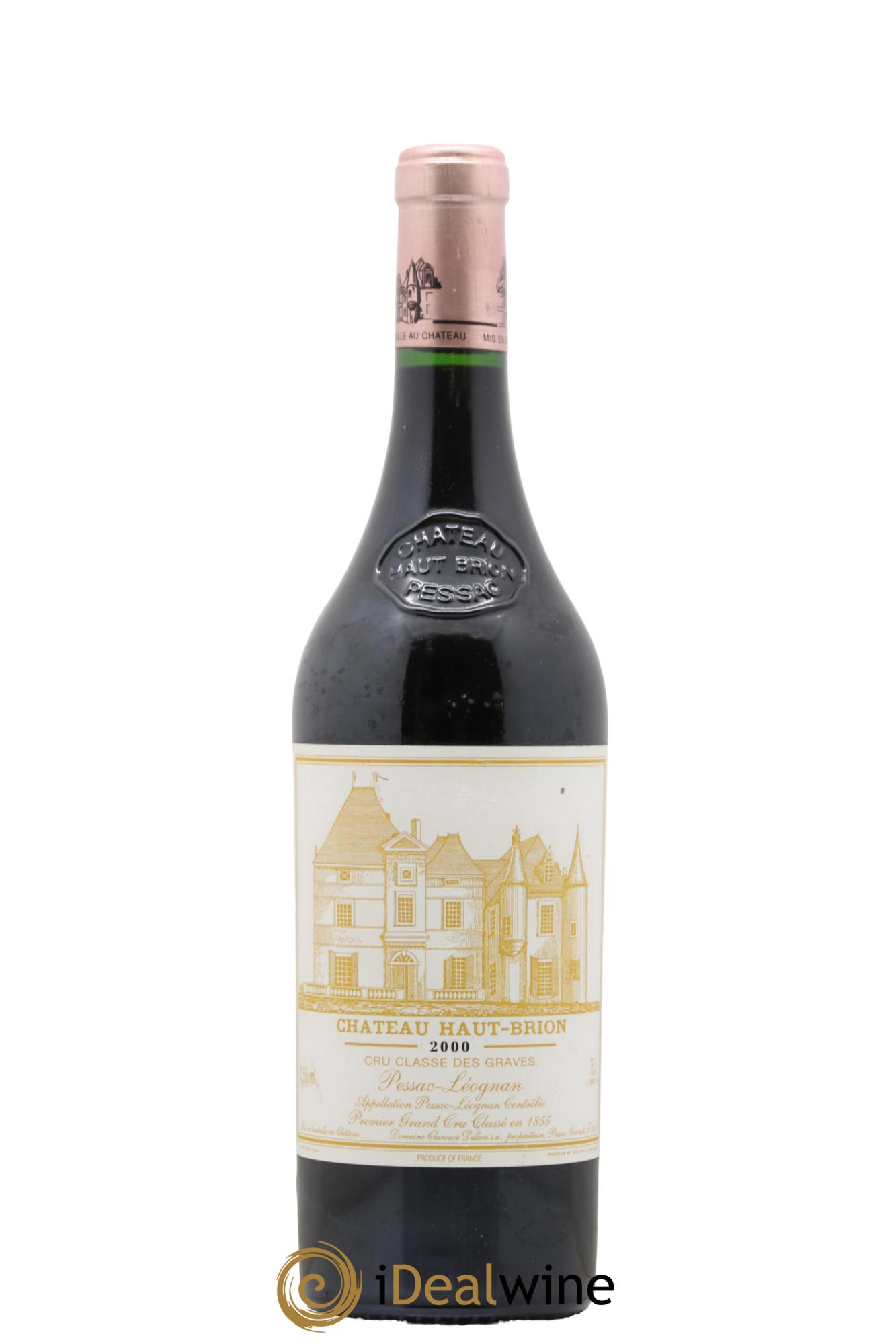 Château Haut Brion 1er Grand Cru Classé 2000 - Lot de 1 bouteille - 0