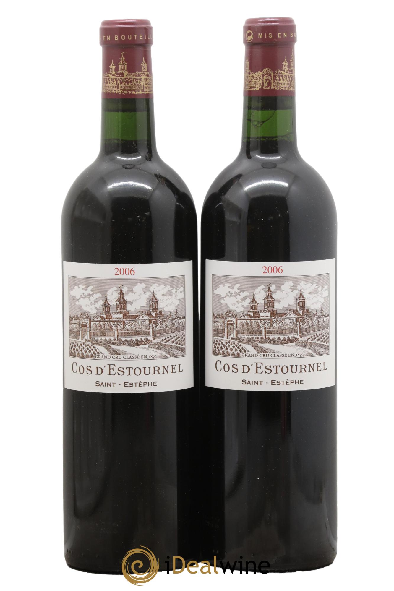 Cos d'Estournel 2ème Grand Cru Classé 2006 - Posten von 2 Flaschen - 0