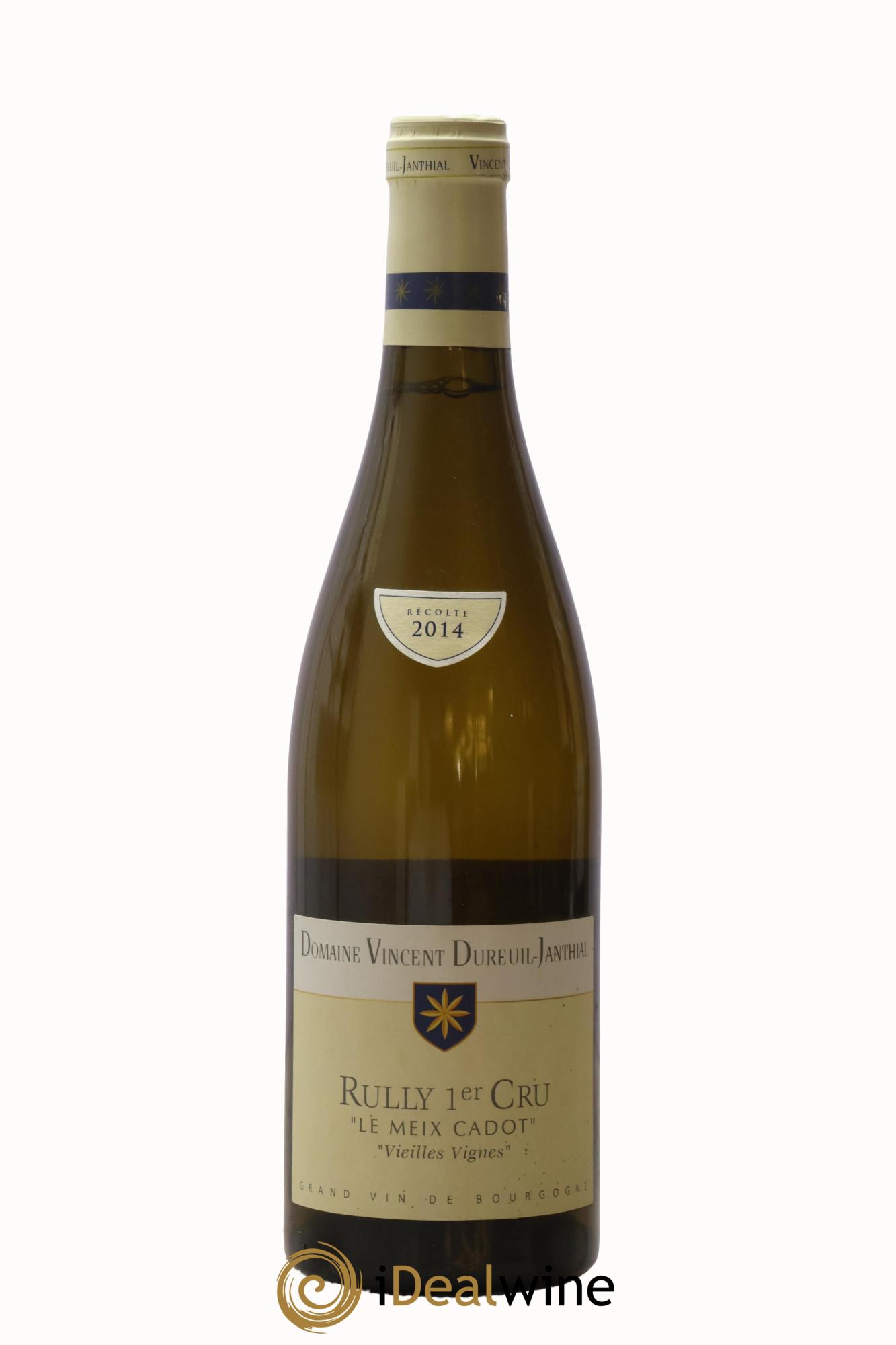Rully 1er Cru Le Meix Cadot Vieilles Vignes Vincent Dureuil-Janthial 2014 - Lot de 1 bouteille - 0