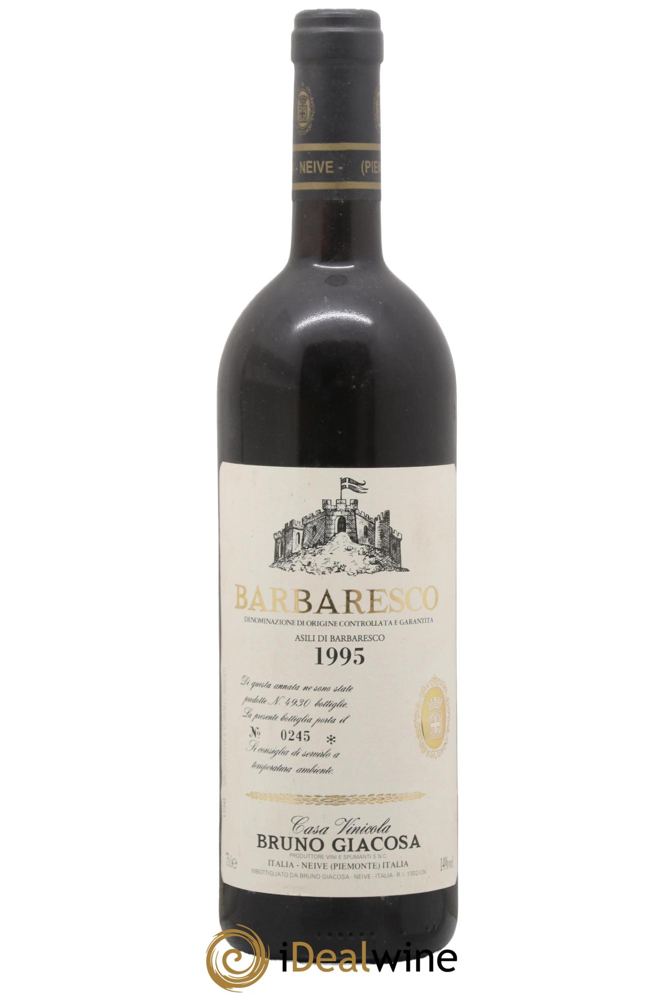 Barbaresco DOCG Asili Azienda Agricola Falletto di Bruno Giacosa 1995 - Lot of 1 bottle - 0