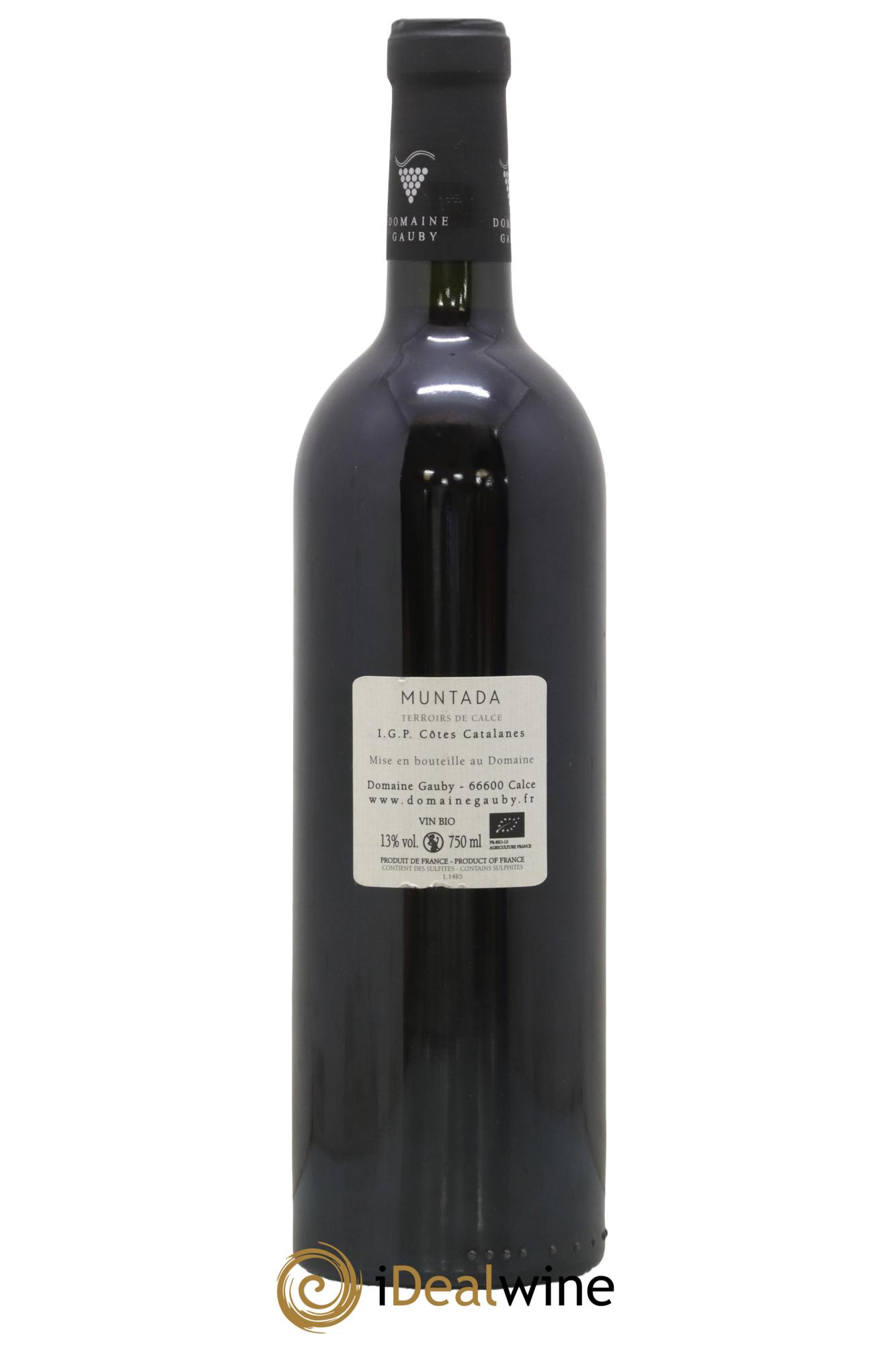 Côtes Catalanes (anciennement Côtes du Roussillon Villages) La Muntada Gauby (Domaine) 2014 - Lot de 1 bouteille - 1