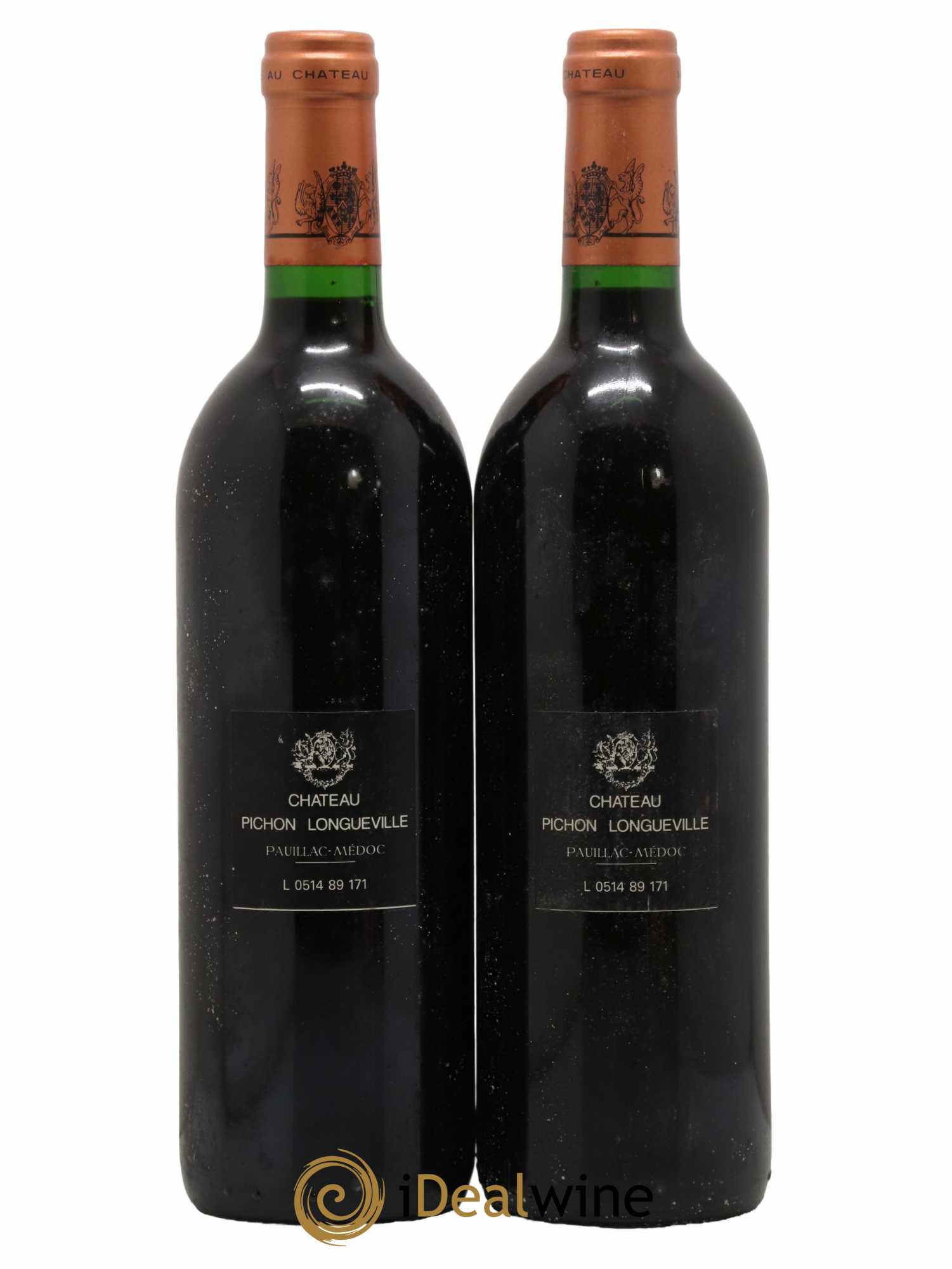 Pichon Longueville Baron 2ème Grand Cru Classé 1989 - Lotto di 2 bottiglie - 1
