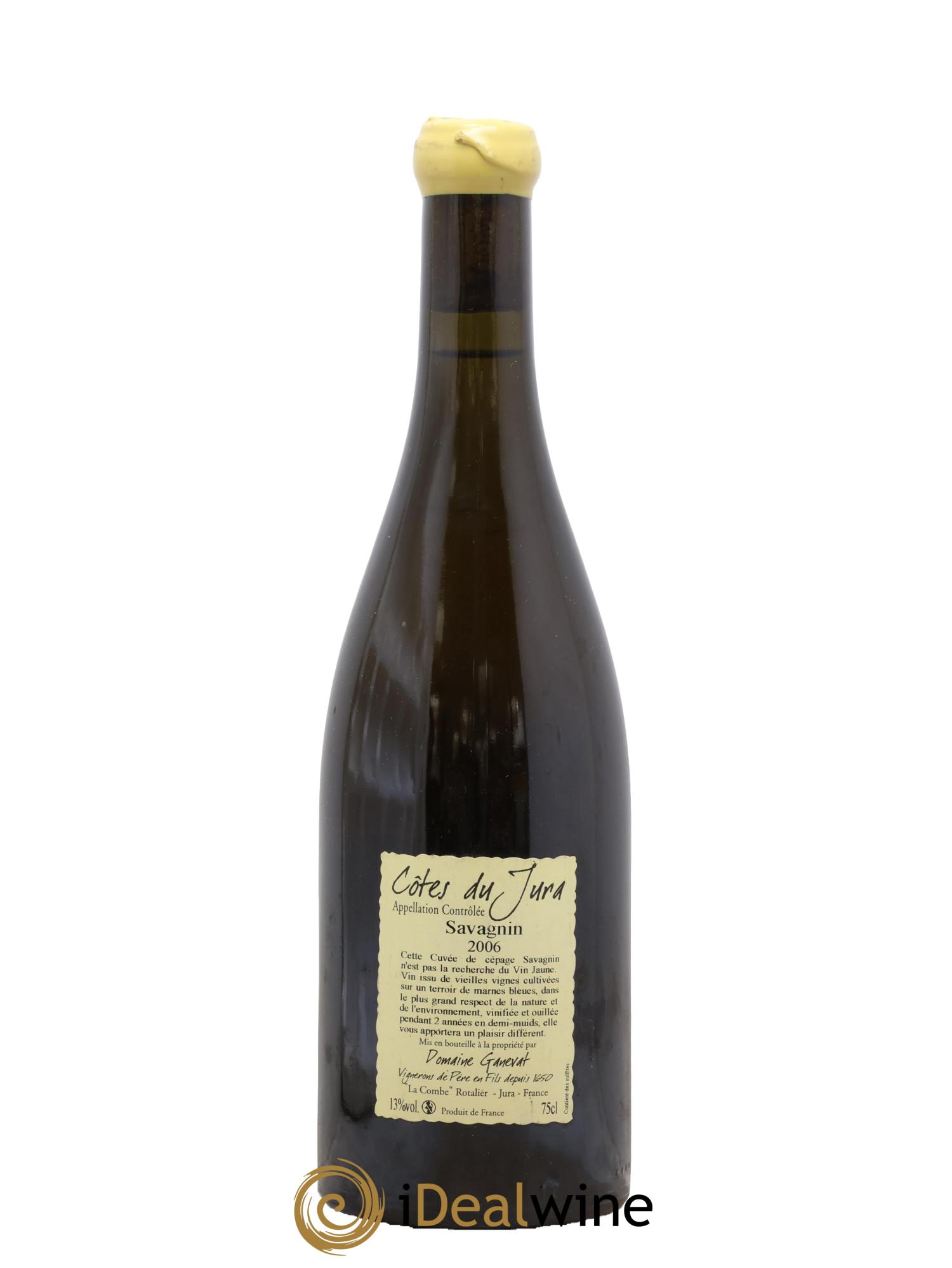 Côtes du Jura Les Chalasses Marnes Bleues Jean-François Ganevat (Domaine) 2006 - Lot of 1 bottle - 1