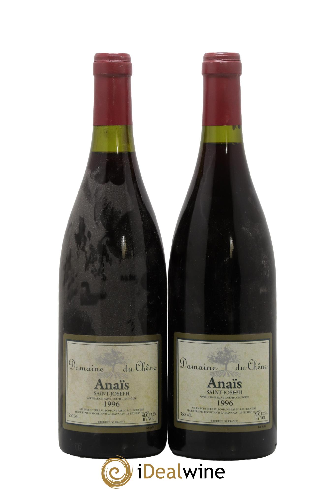 Saint-Joseph Anaïs Domaine du Chêne 1996 - Lot de 2 bouteilles - 0