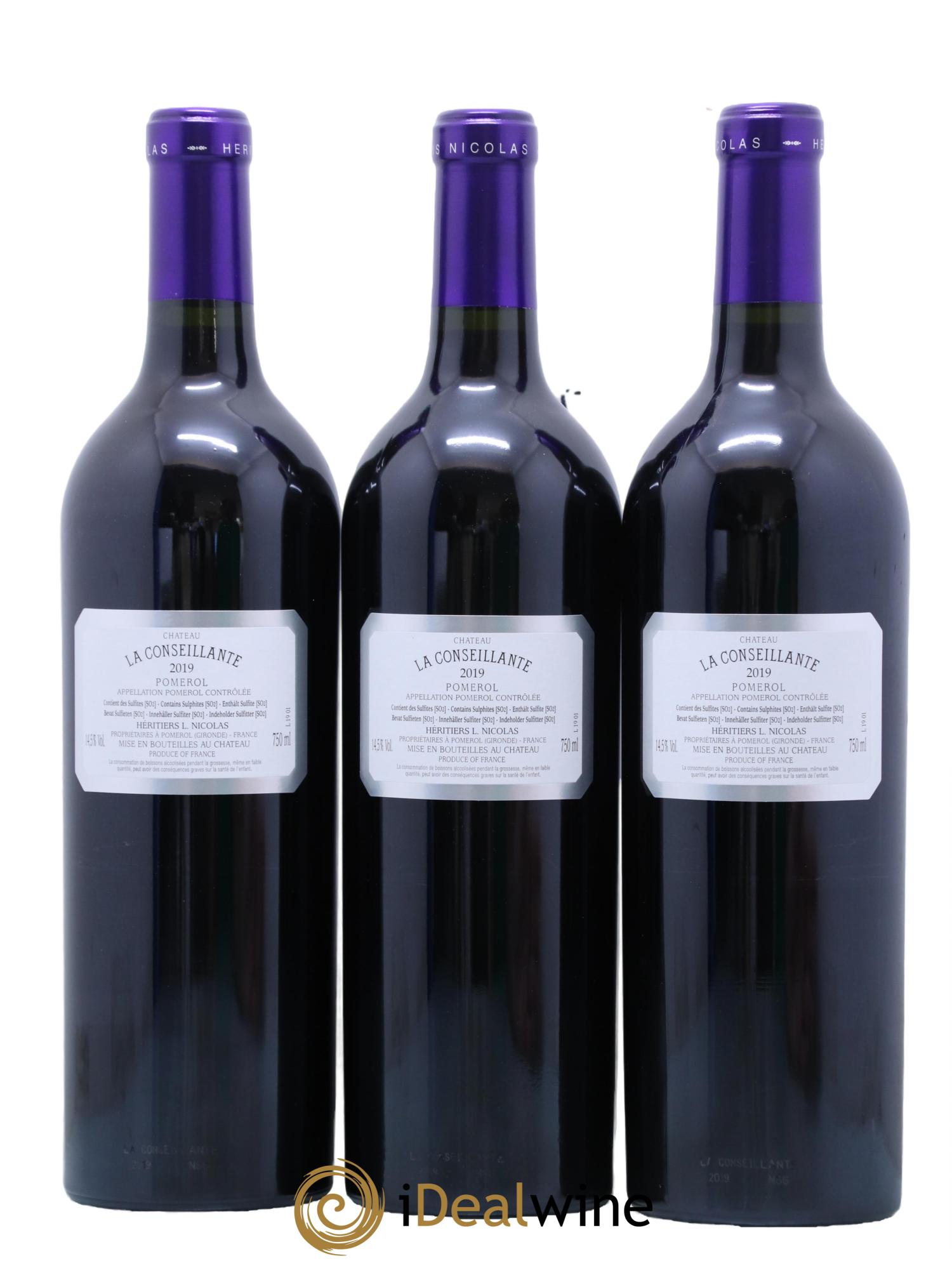 Château la Conseillante 2019 - Lot de 6 bouteilles - 4