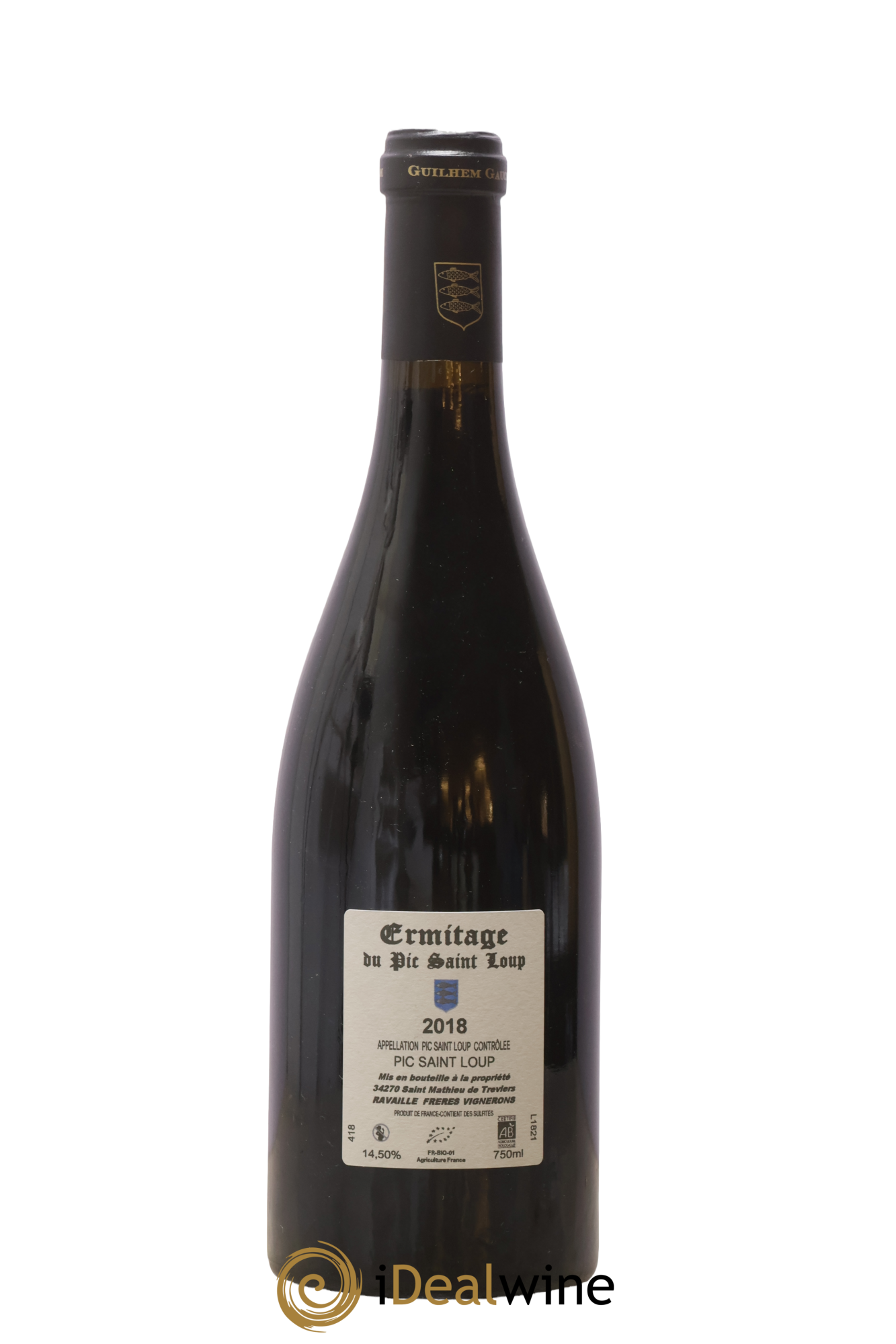 Pic Saint-Loup Héritage du Pic Saint-Loup (anciennement Ermitage) Guilhem Gaucelm 2018 - Lot of 1 bottle - 1