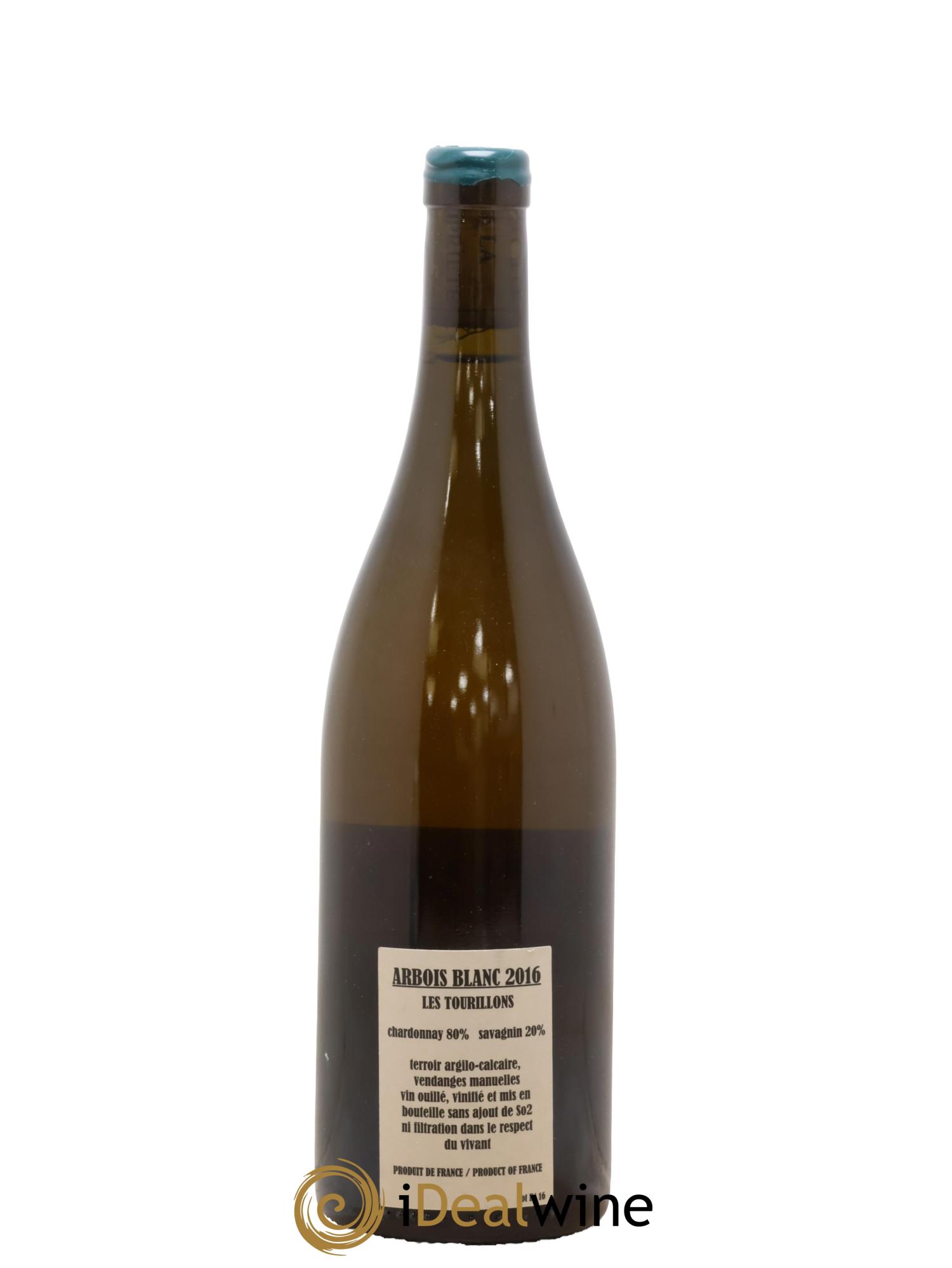 Arbois Chardonnay Savagnin Les Tourillons Adeline Houillon & Renaud Bruyère 2016 - Lot of 1 bottle - 1