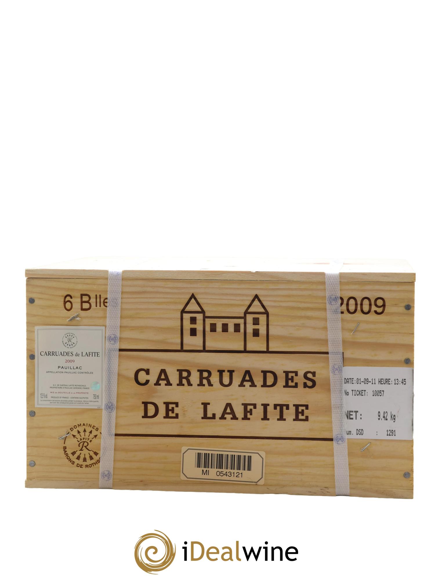 Carruades de Lafite Rothschild Second Vin 2009 - Lotto di 6 bottiglie - 5