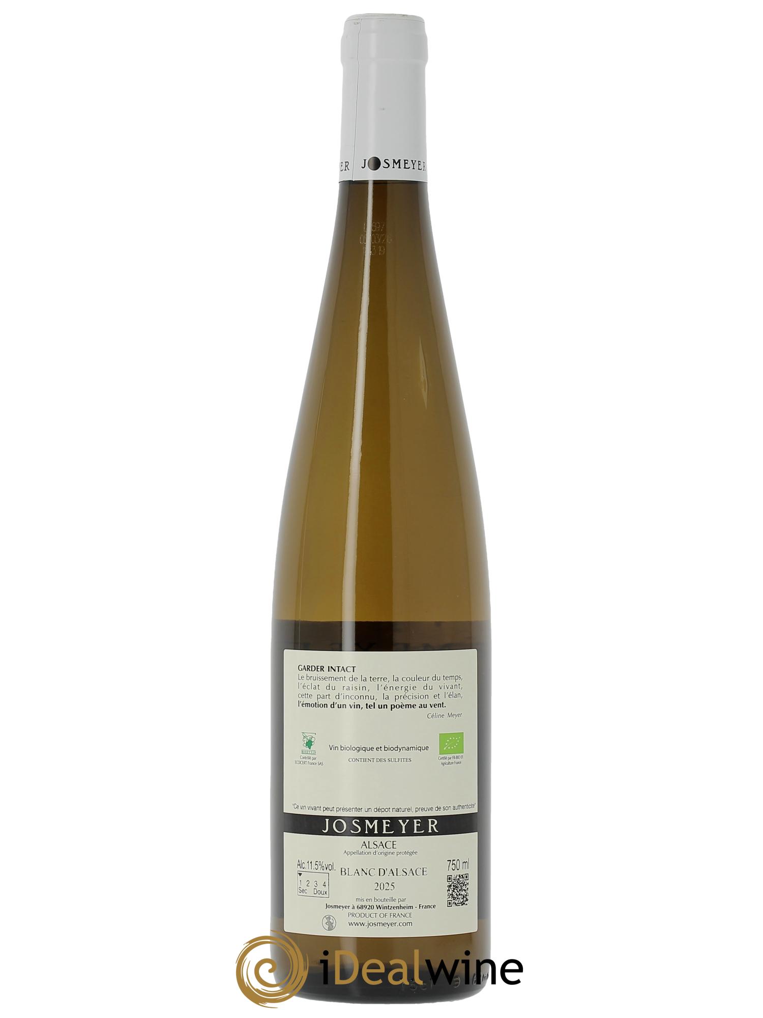 Alsace Muscat Sylvaner Josmeyer (Domaine)  2025 - Lot de 1 bouteille - 1