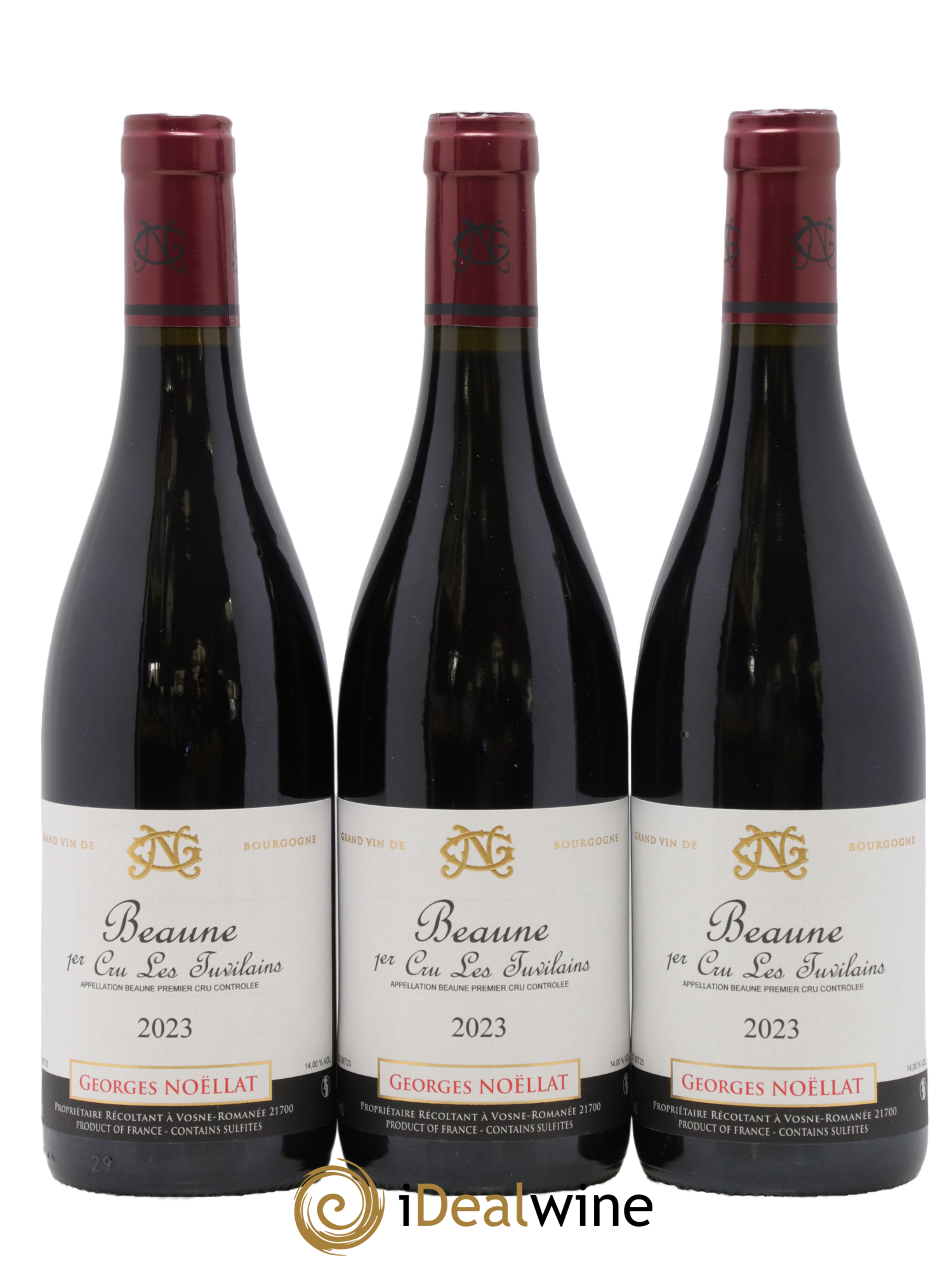 Beaune 1er Cru Les Tuvilains Georges Noëllat (Domaine) 2023 - Lotto di 3 bottiglie - 0