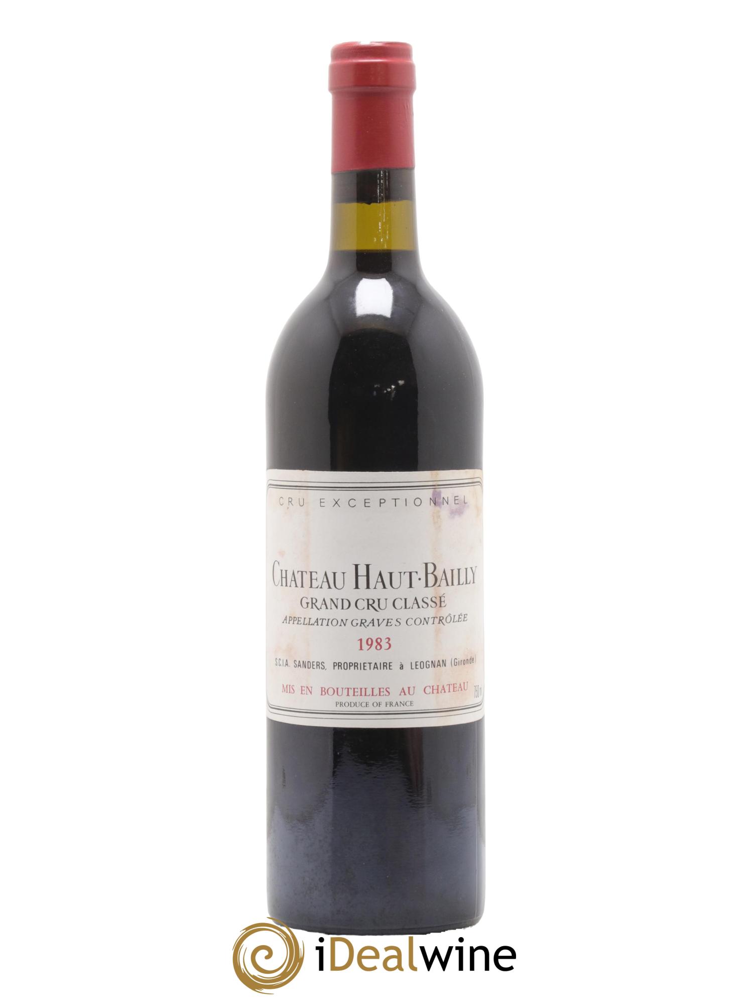 Château Haut-Bailly Cru Classé de Graves 1983 - Lot de 1 bouteille - 0