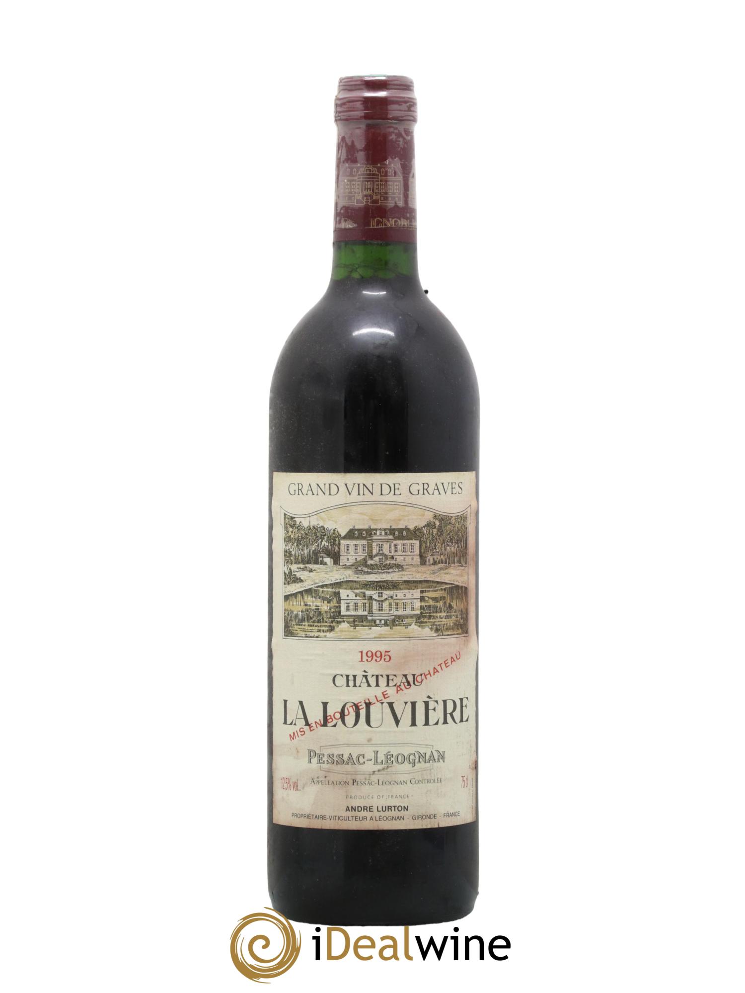 Château la Louvière 1995 - Lot de 1 bouteille - 0