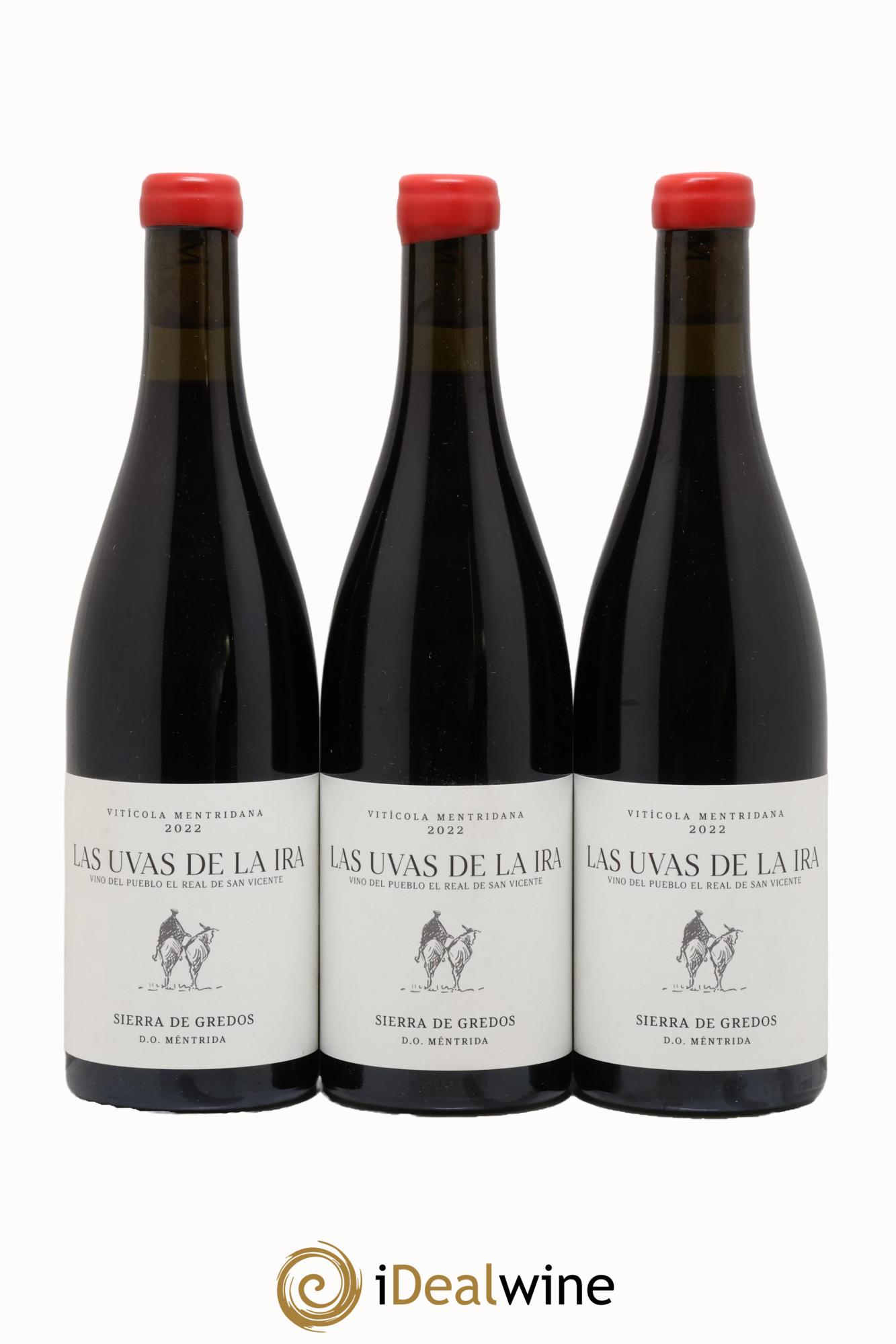 Méntrida DO Viticola Mentridana (anciennement Daniel Jimenez-Landi) Las Uvas de la Ira 2022 - Lot of 3 bottles - 0