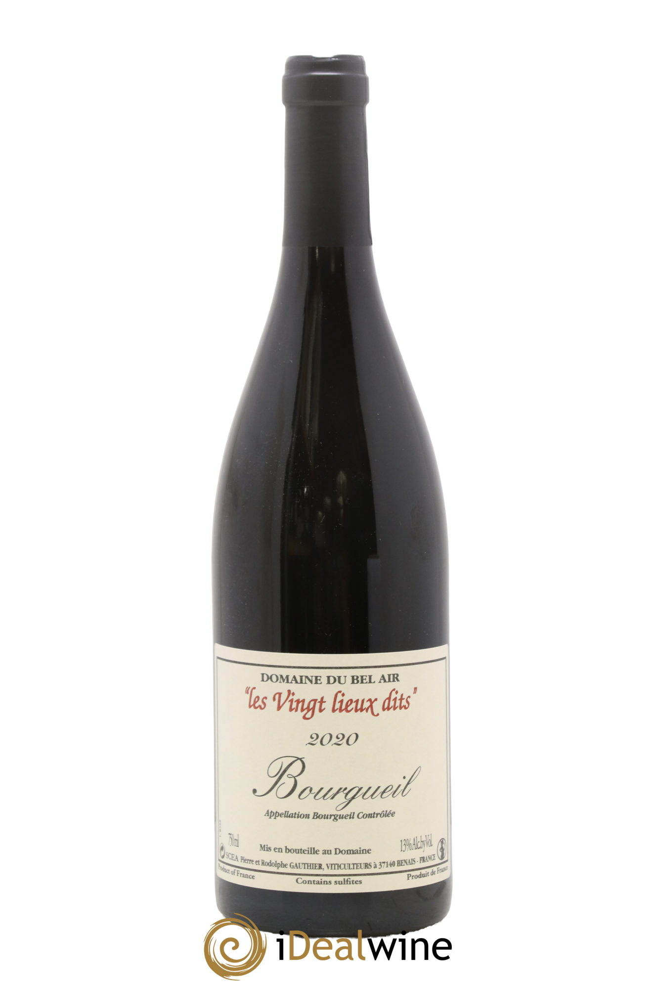 Bourgueil Vingt Lieux Dits Domaine du Bel Air 2020 - Lot de 1 bouteille - 0