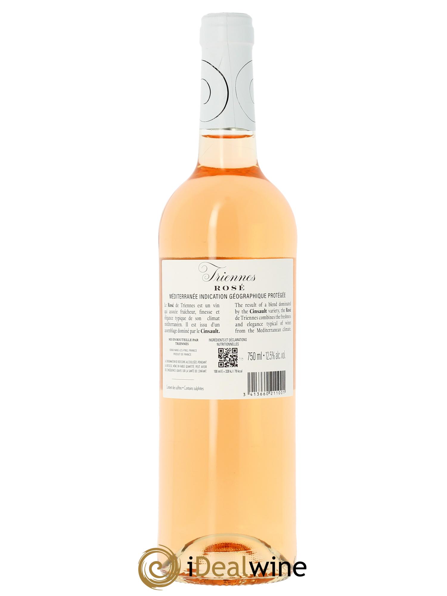 IGP Méditerranée Rosé Triennes (Domaine) 2024 - Lot of 1 bottle - 1