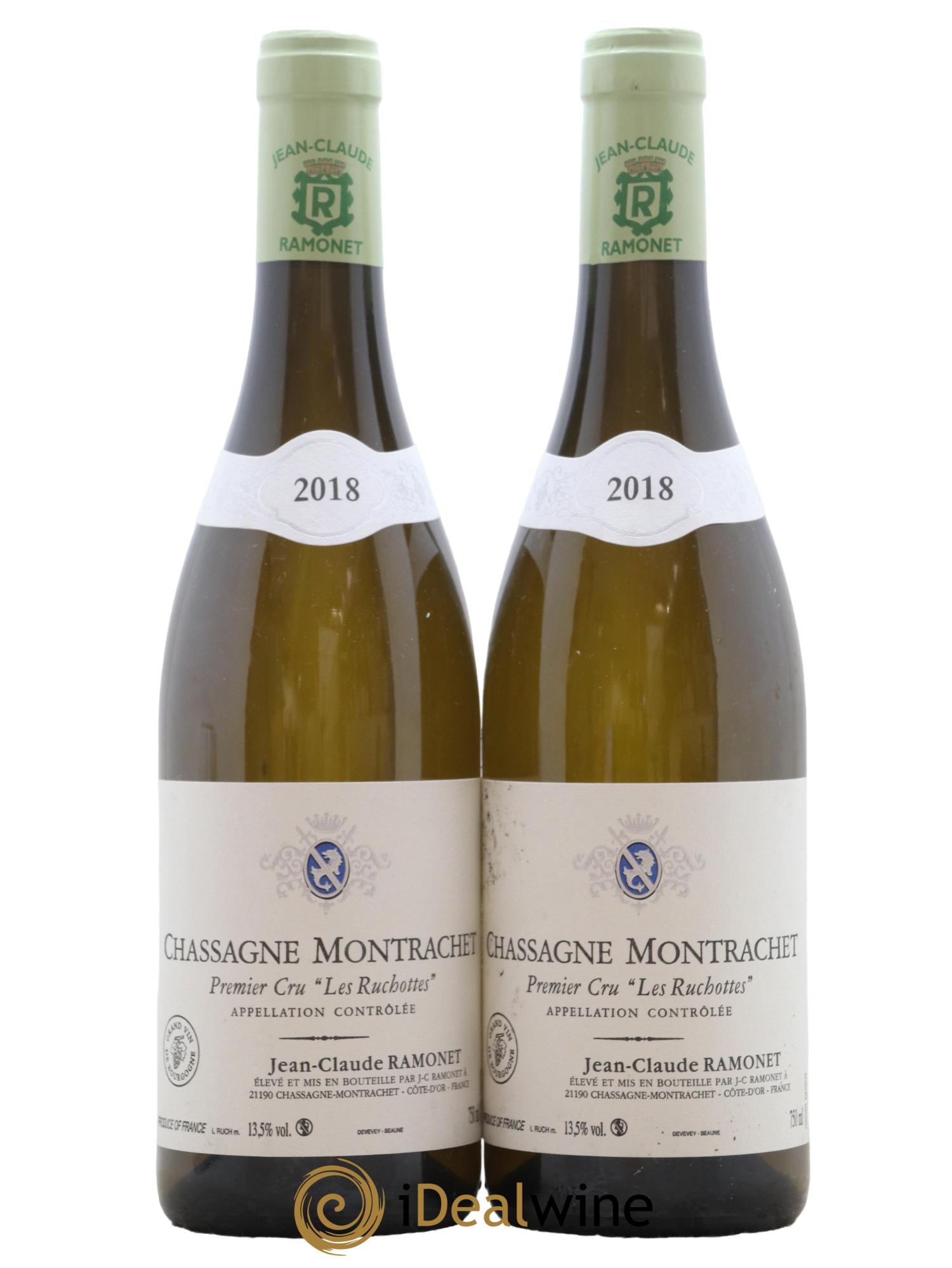 Chassagne-Montrachet 1er Cru Les Ruchottes Ramonet (Domaine) 2018 - Posten von 2 Flaschen - 0