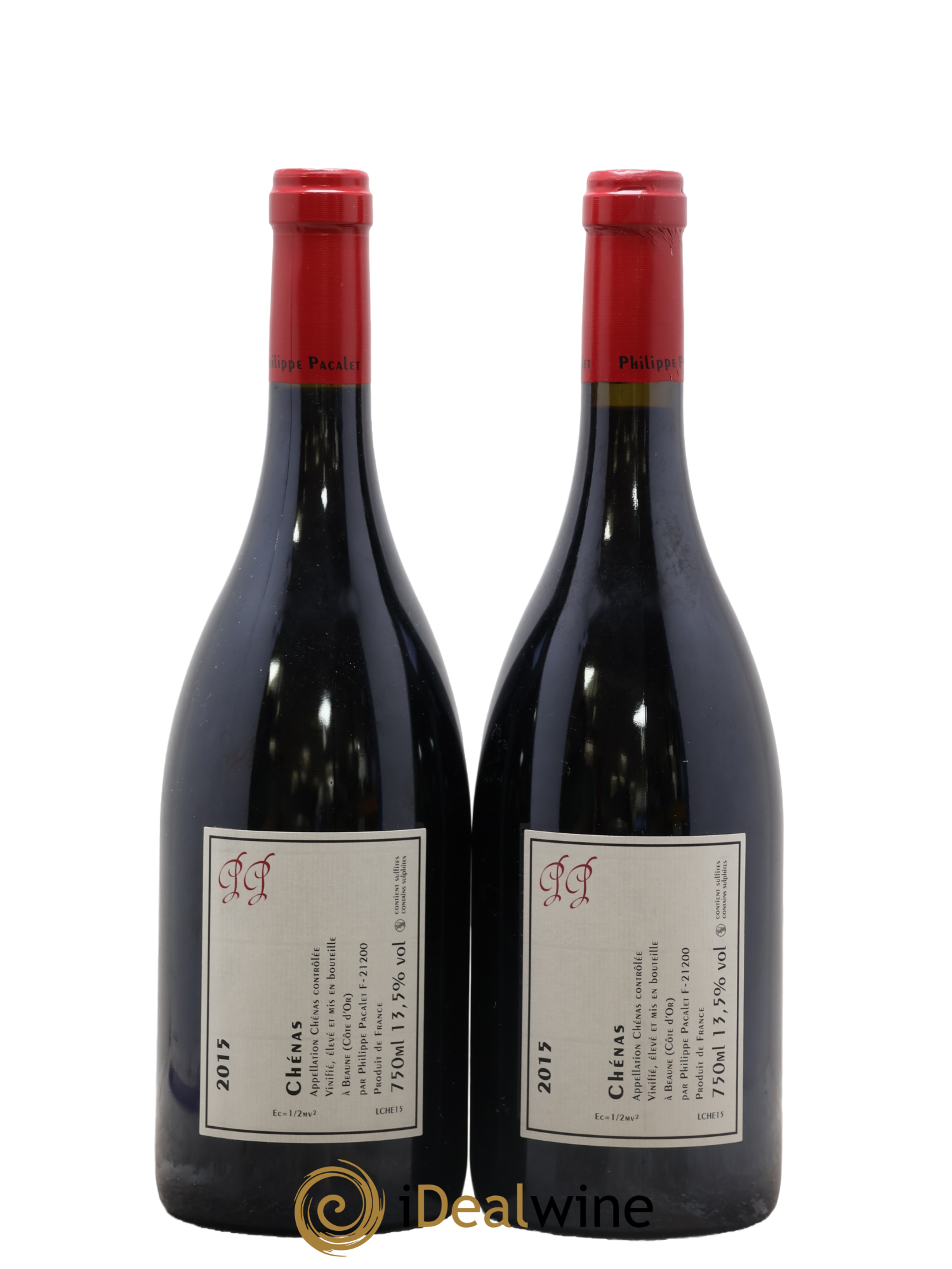 Chénas Philippe Pacalet 2015 - Lot de 2 bouteilles - 1