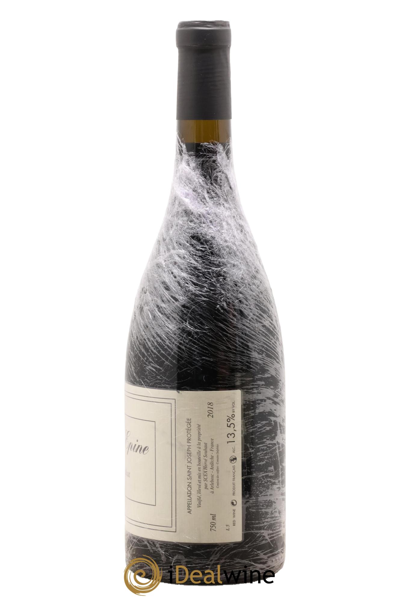 Saint-Joseph Sainte Epine Hervé Souhaut - Domaine Romaneaux-Destezet 2018 - Lot de 1 bouteille - 1