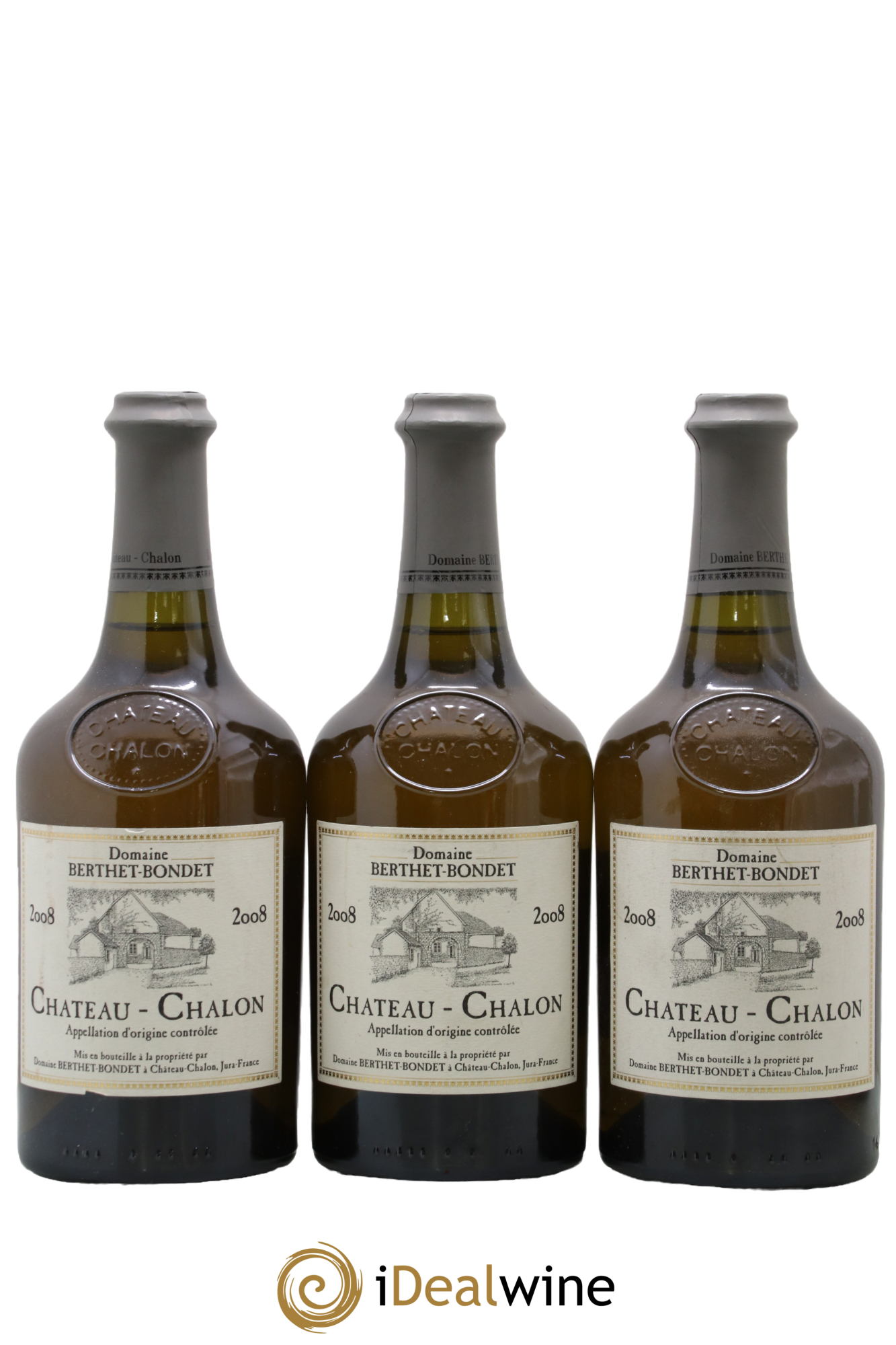 Château-Chalon Berthet-Bondet 2008 - Posten von 3 Clavelin - 0