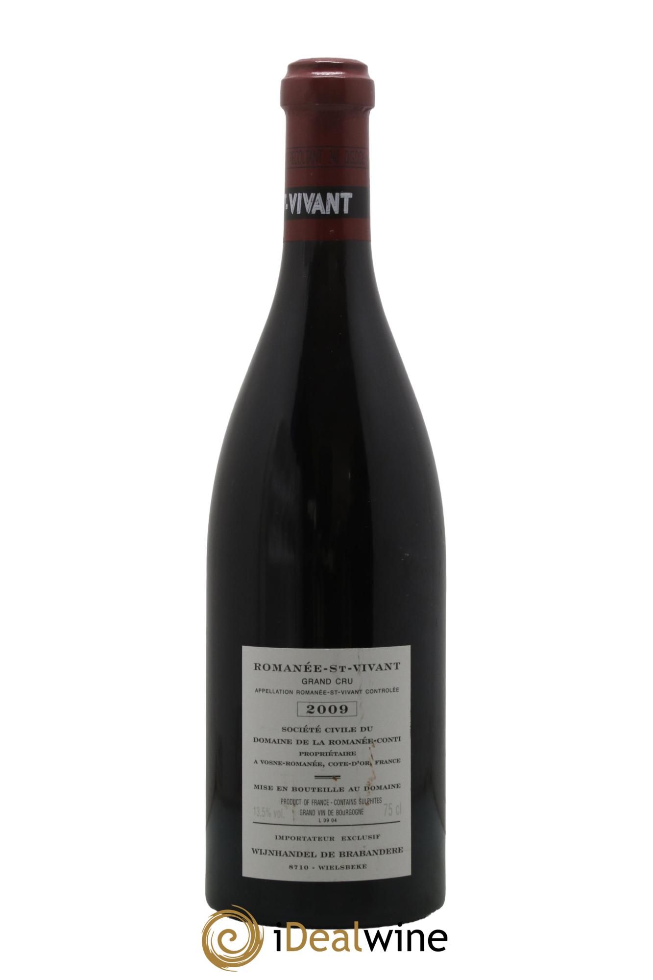 Romanée-Saint-Vivant Grand Cru Domaine de la Romanée-Conti 2009 - Lot of 1 bottle - 1