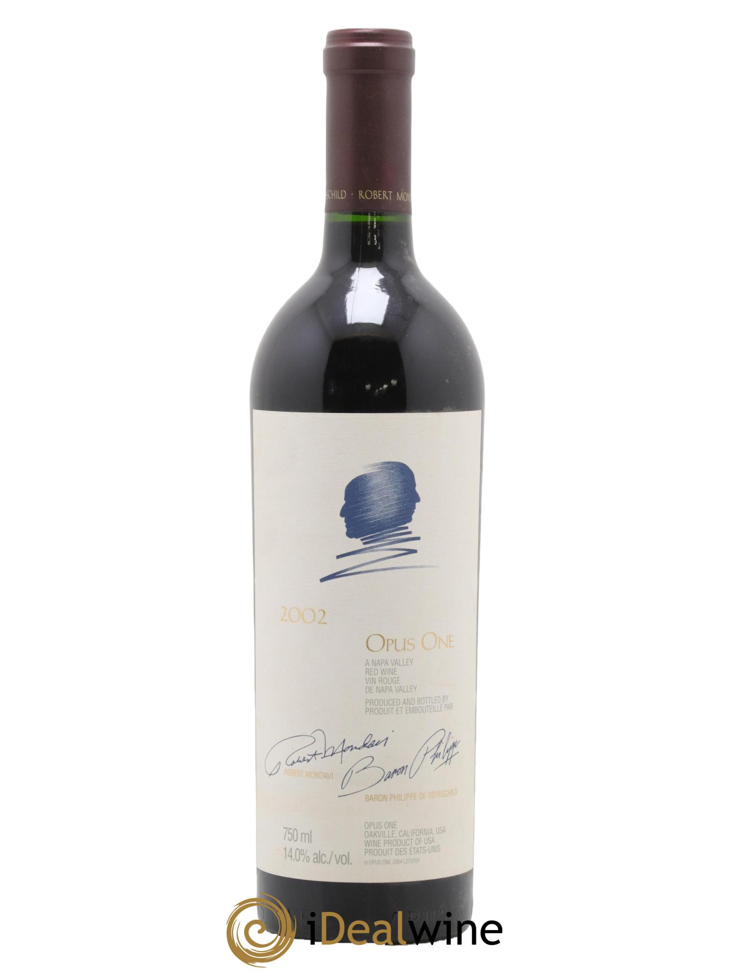 Napa Valley Opus One Robert Mondavi 2002 - Lot of 1 bottle - 0