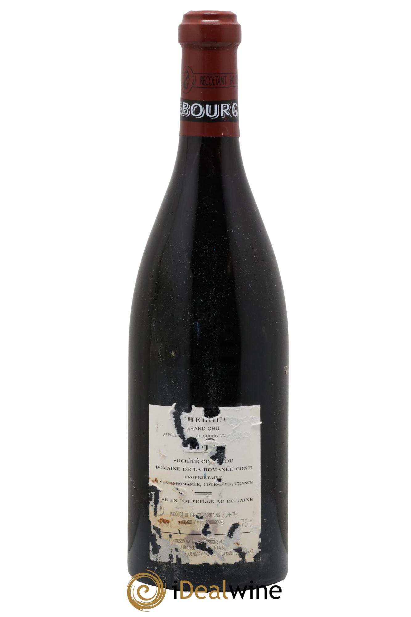 Richebourg Grand Cru Domaine de la Romanée-Conti 2010 - Lot de 1 bouteille - 1