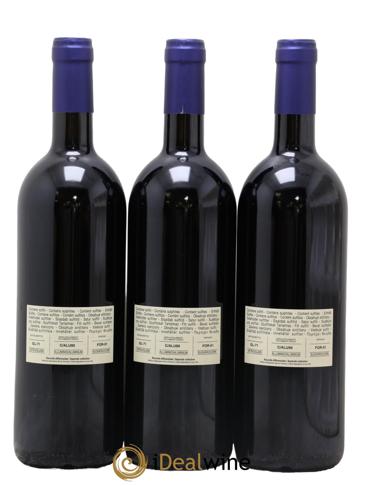 Bolgheri DOC Sassicaia Tenuta San Guido 2021 - Lot of 3 bottles - 1